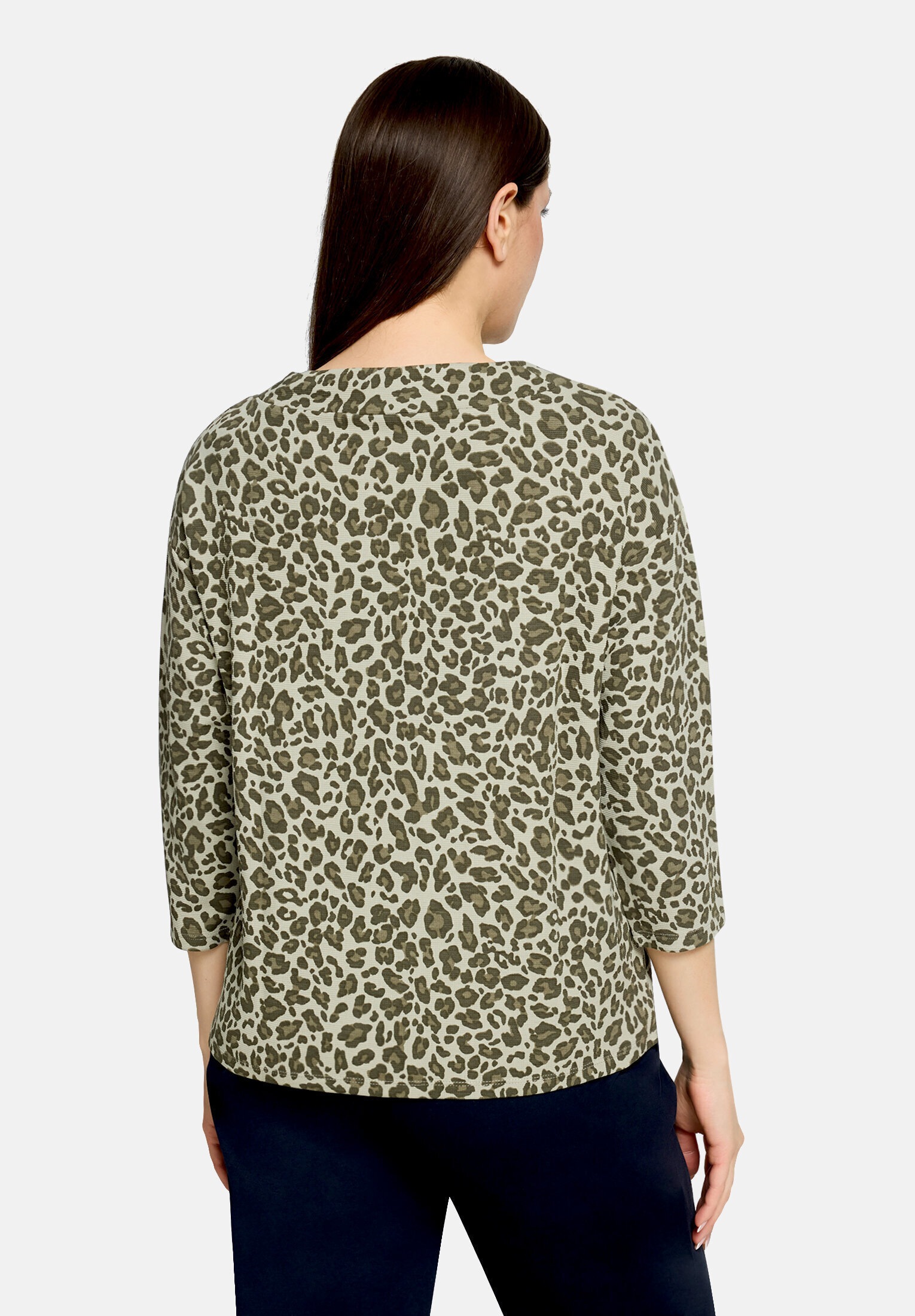 Betty Barclay Women Sweatshirt Khaki Size 48 8