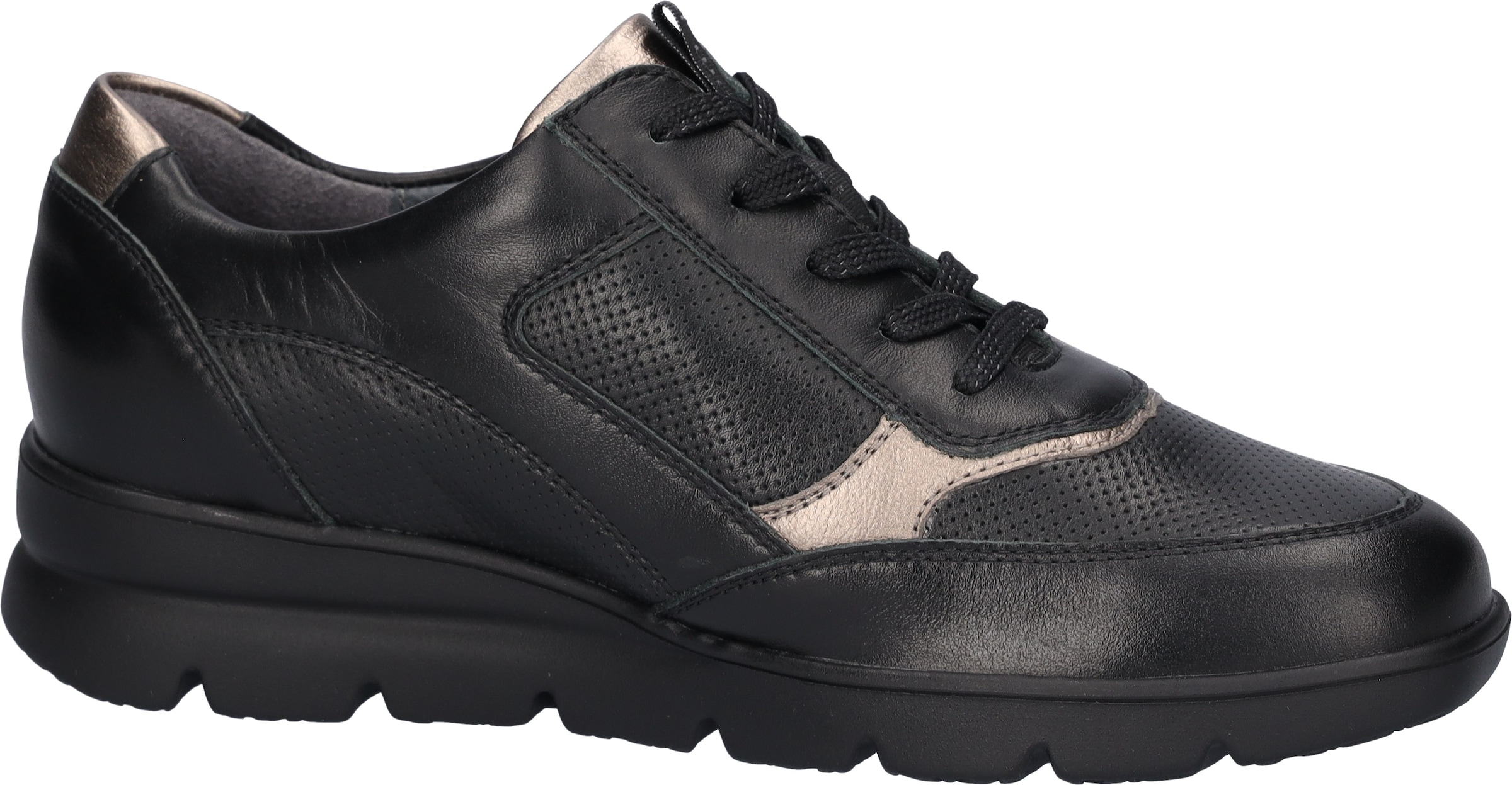 Waldläufer Sneaker »H-BRUNI«, Freizeitschuh, Halbschuh, Schnürschuh in Bequemweite G (=weit)