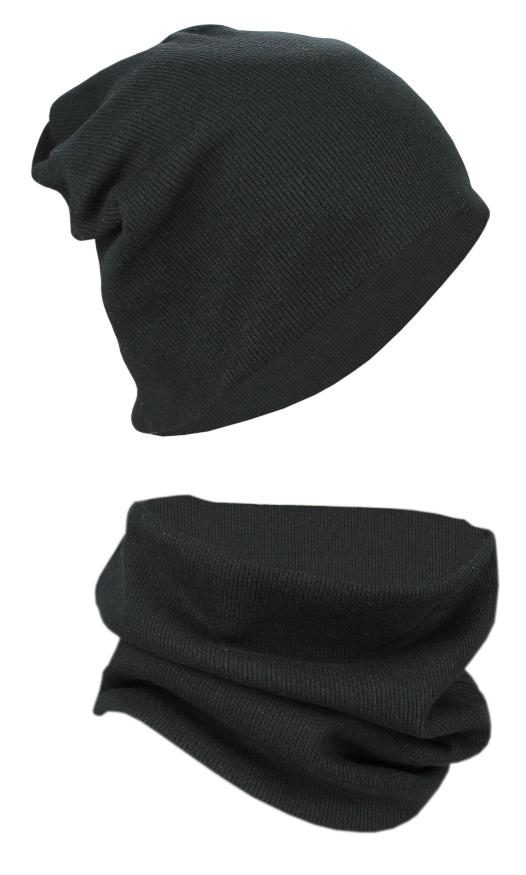 ALKATO Beanie "Mütze Alkato Unisex Beanie Mütze und Schal Set Uni"