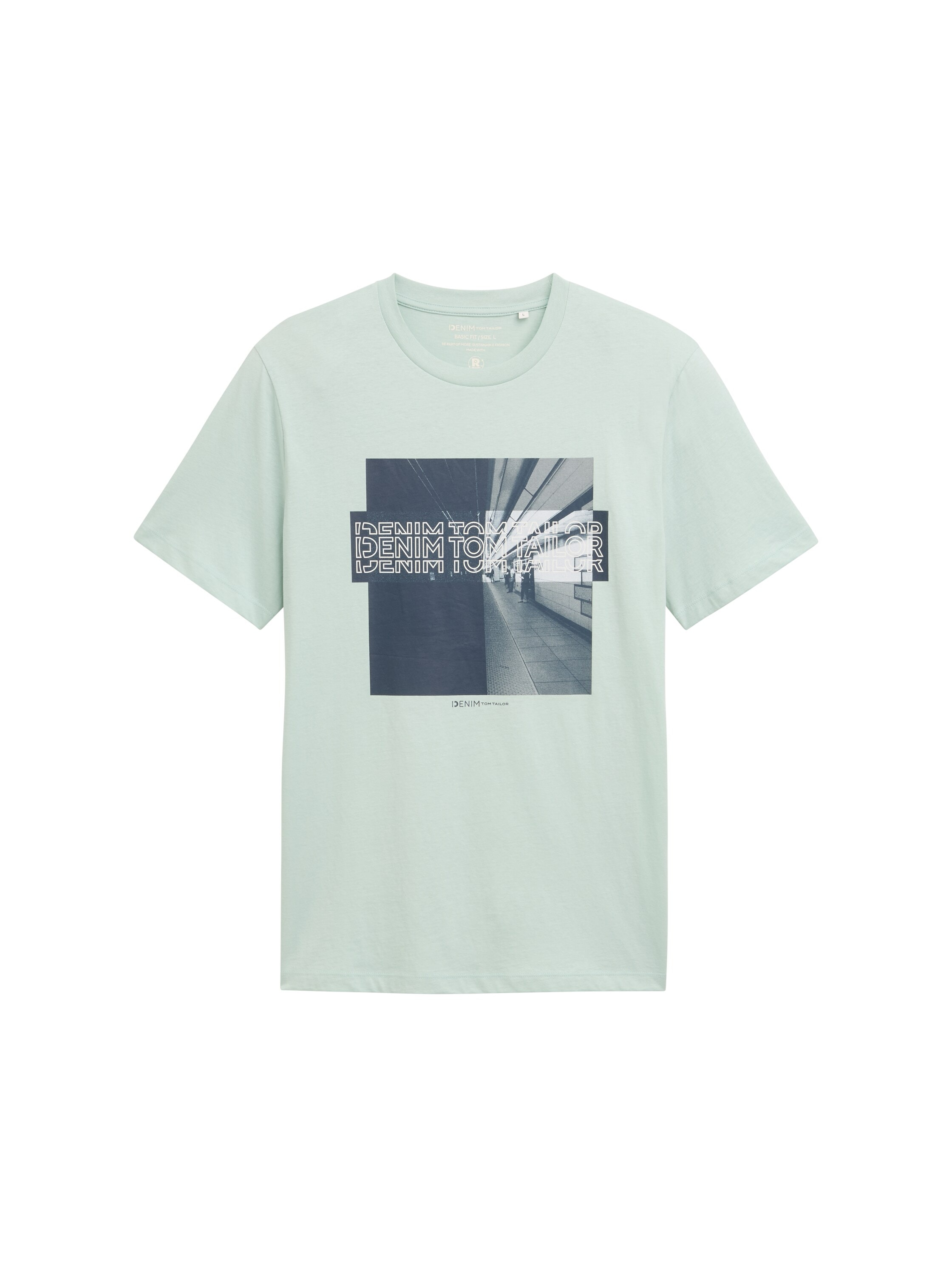 TOM TAILOR Denim Print-Shirt, mit Frontprint