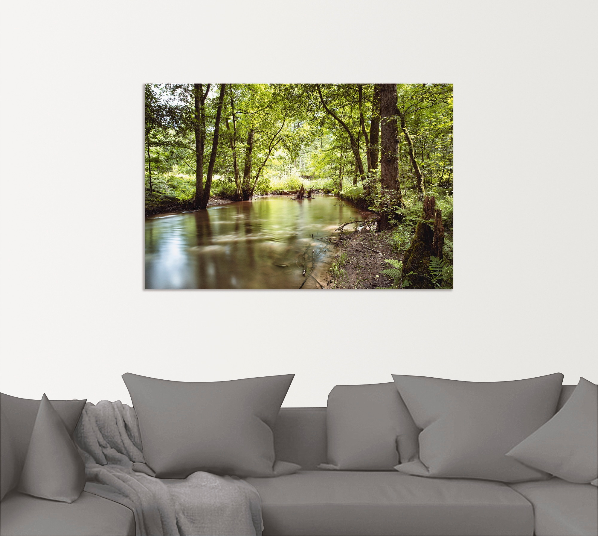 Artland Leinwandbild »Spessart II«, Wald, (1 St.), auf Keilrahmen gespannt