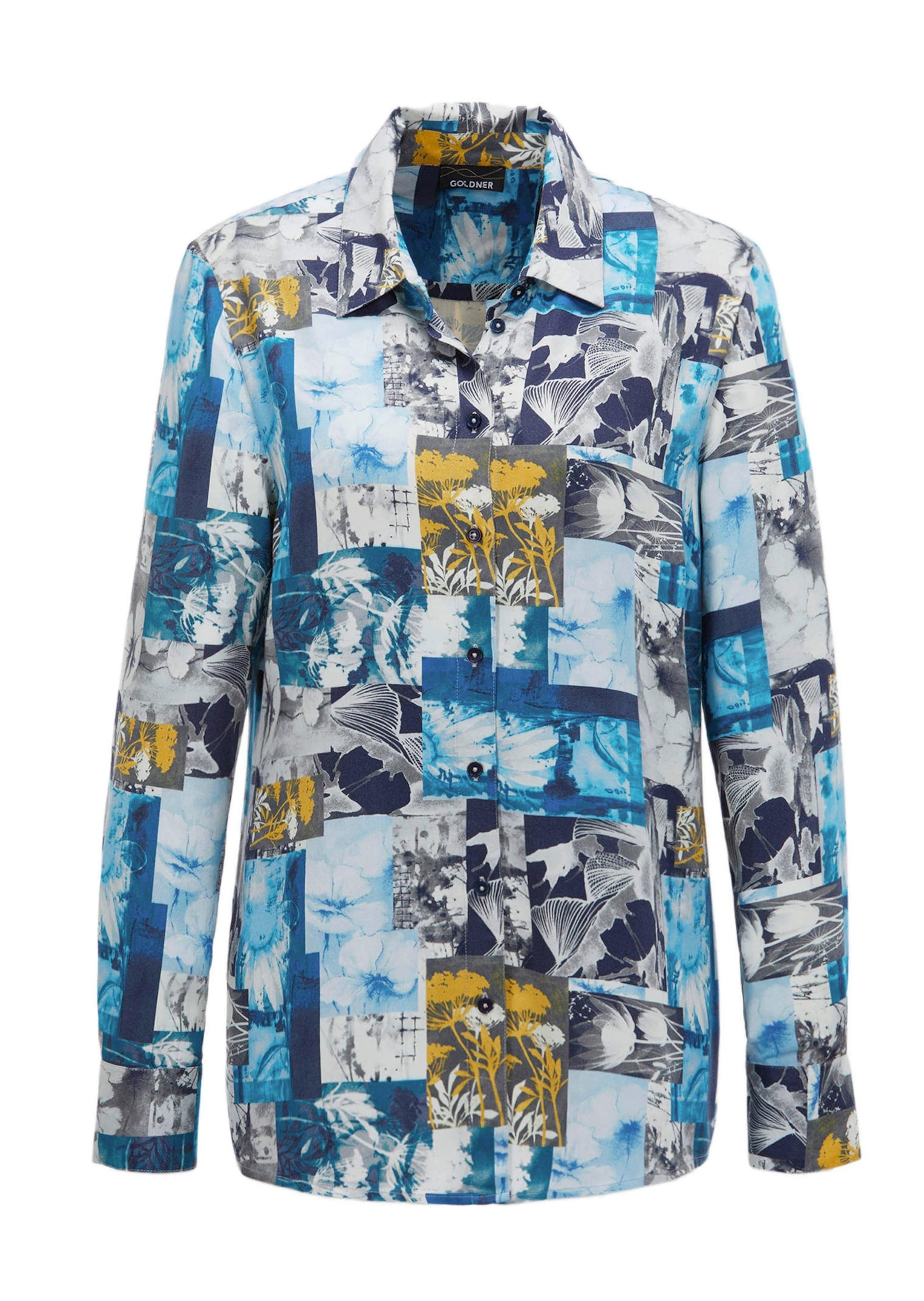 GOLDNER Hemdbluse "Hemdbluse mit Druck" keine/nicht Relevant günstig online kaufen
