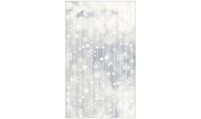 Fensterfolie »Look Schneeflocken white«, halbtransparent, glattstatisch haftend
