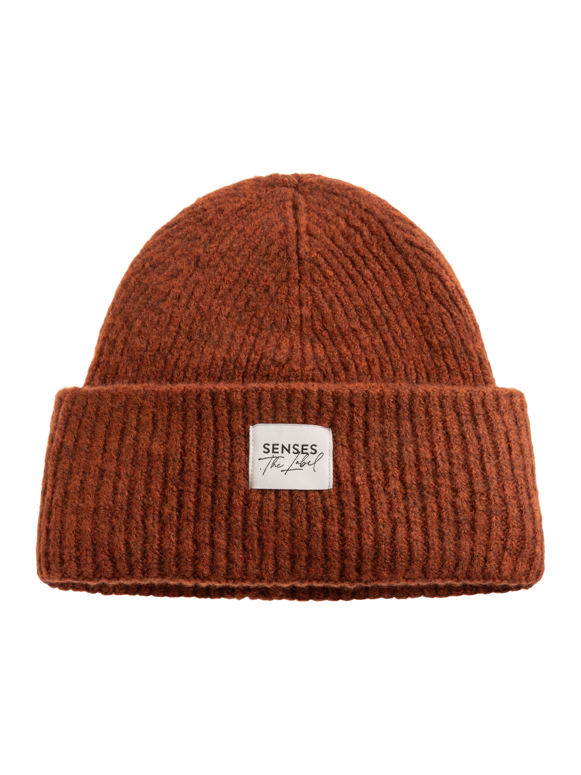 SENSES.THE LABEL Strickmütze mit breitem Umschlag