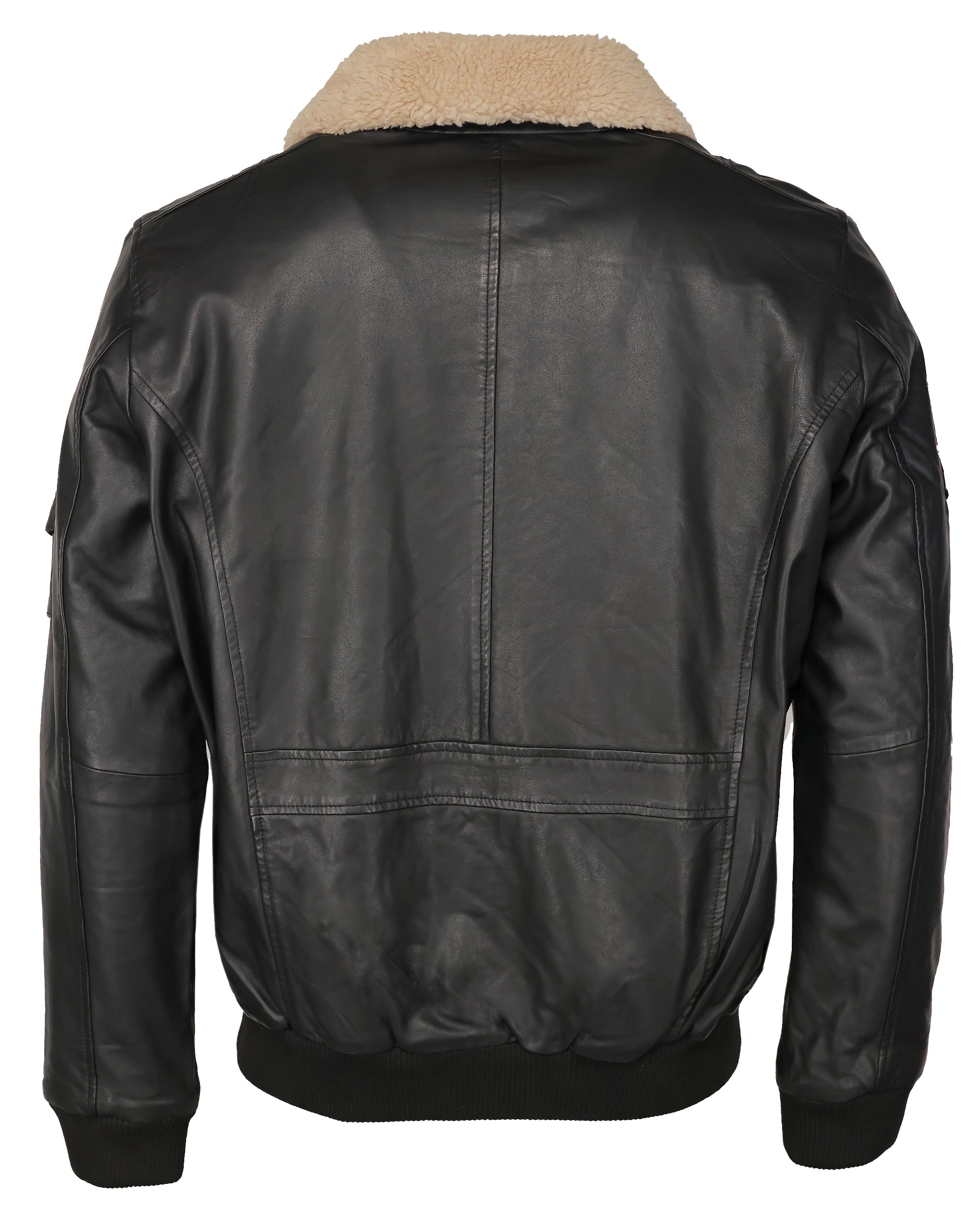 Top Gun TG20193144 Men Leather Jacket Black Size 50 2
