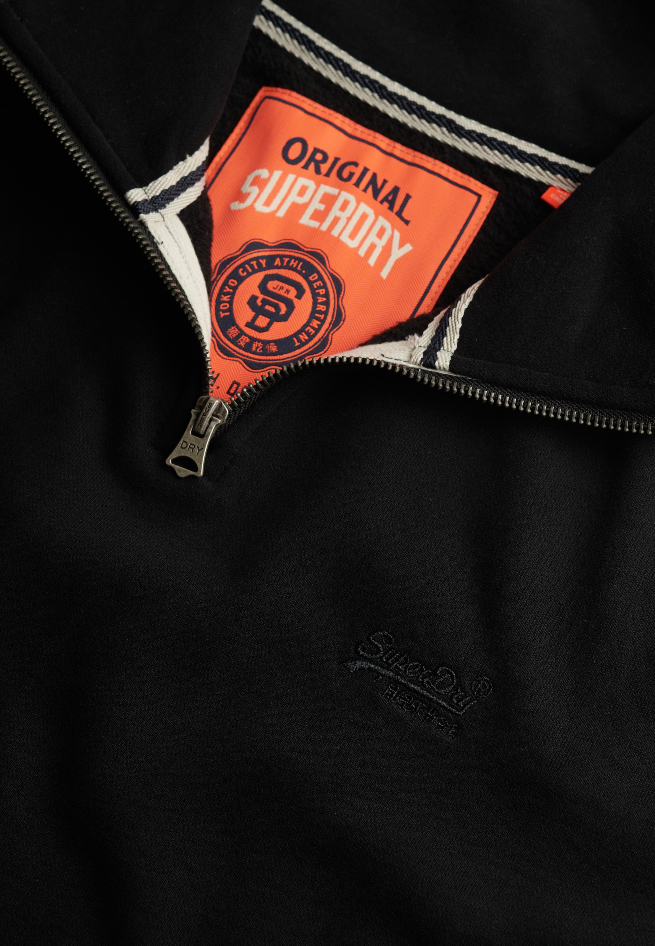 Superdry Sweatshirt »ESSENTIAL LOGO HENLEY«
