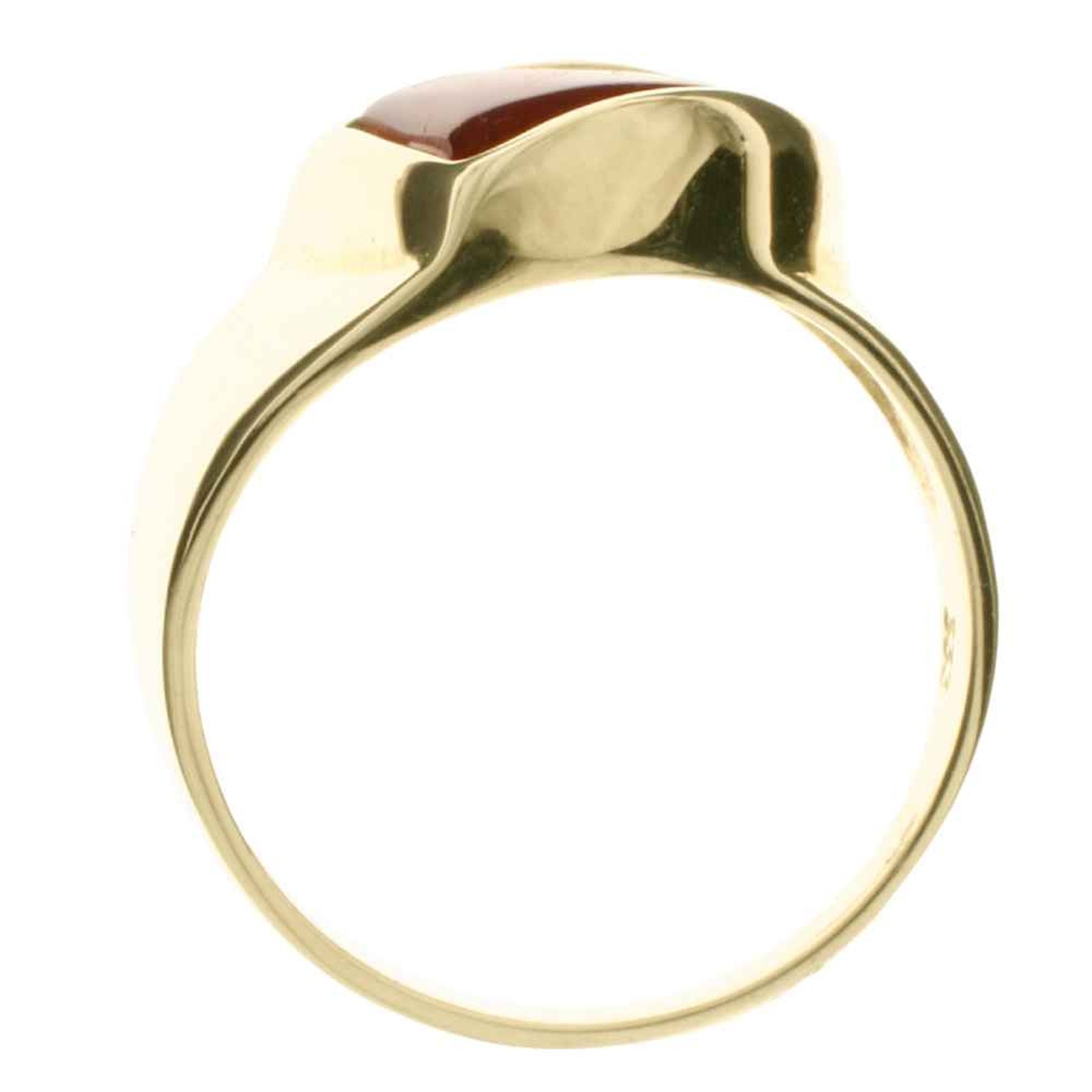 OSTSEE-SCHMUCK Fingerring »- Alea - Gold 333/000 - Bernstein«