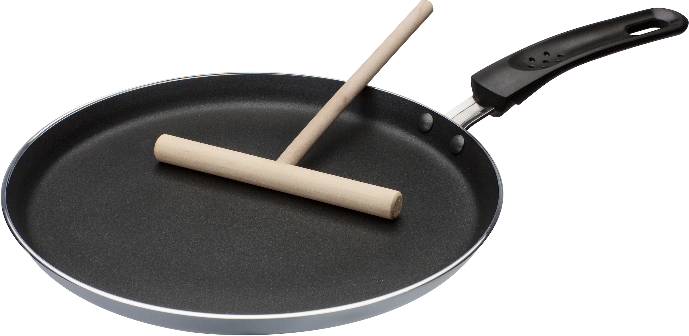 GSW Induktion Crepe-Pfanne mit Holzteigverteiler Ø 26 cm NEU - Image 5