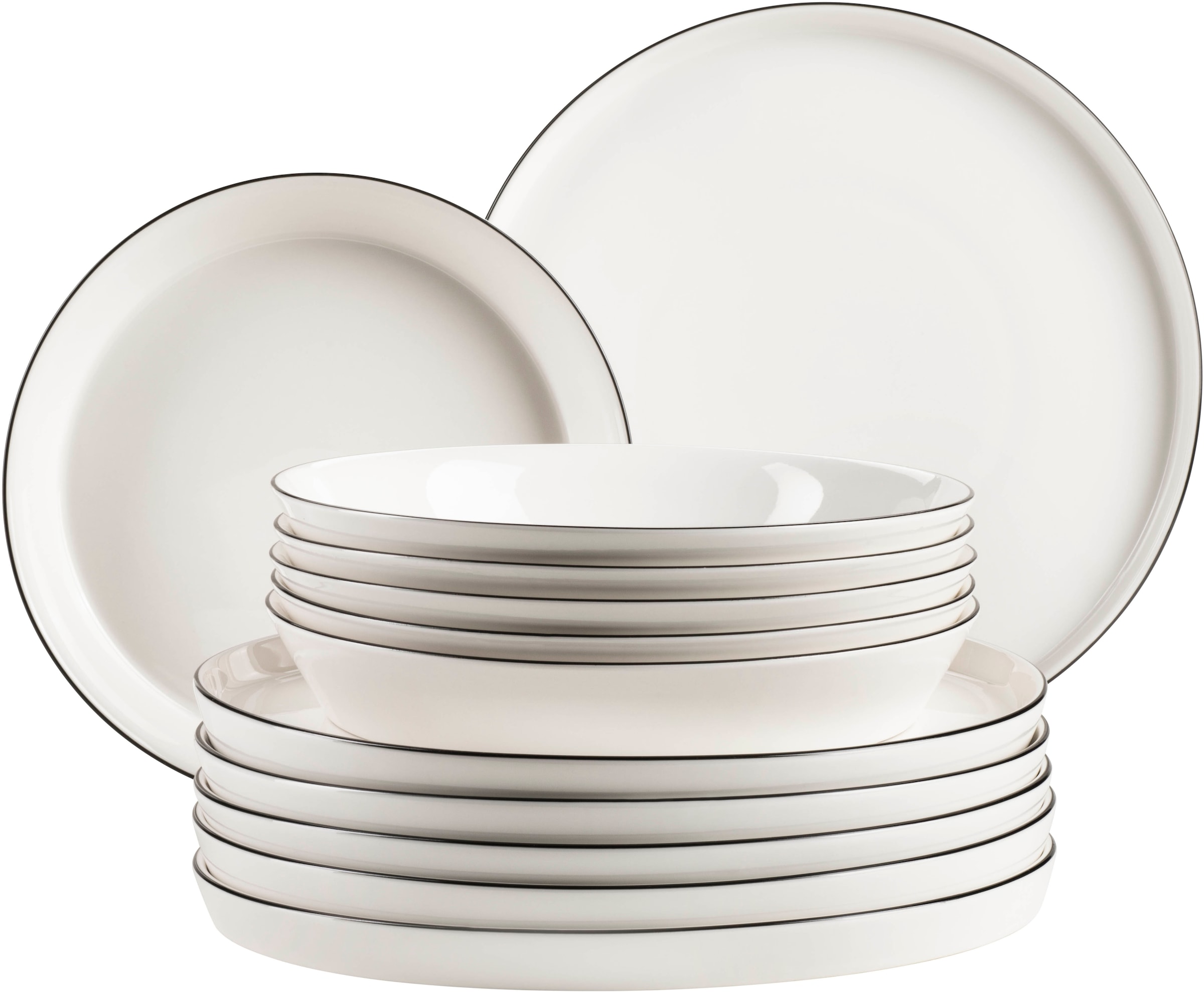 MÄSER Tafelservice "SITA, aus Porzellan" Teller Set, Geschirr-Set, Service günstig online kaufen