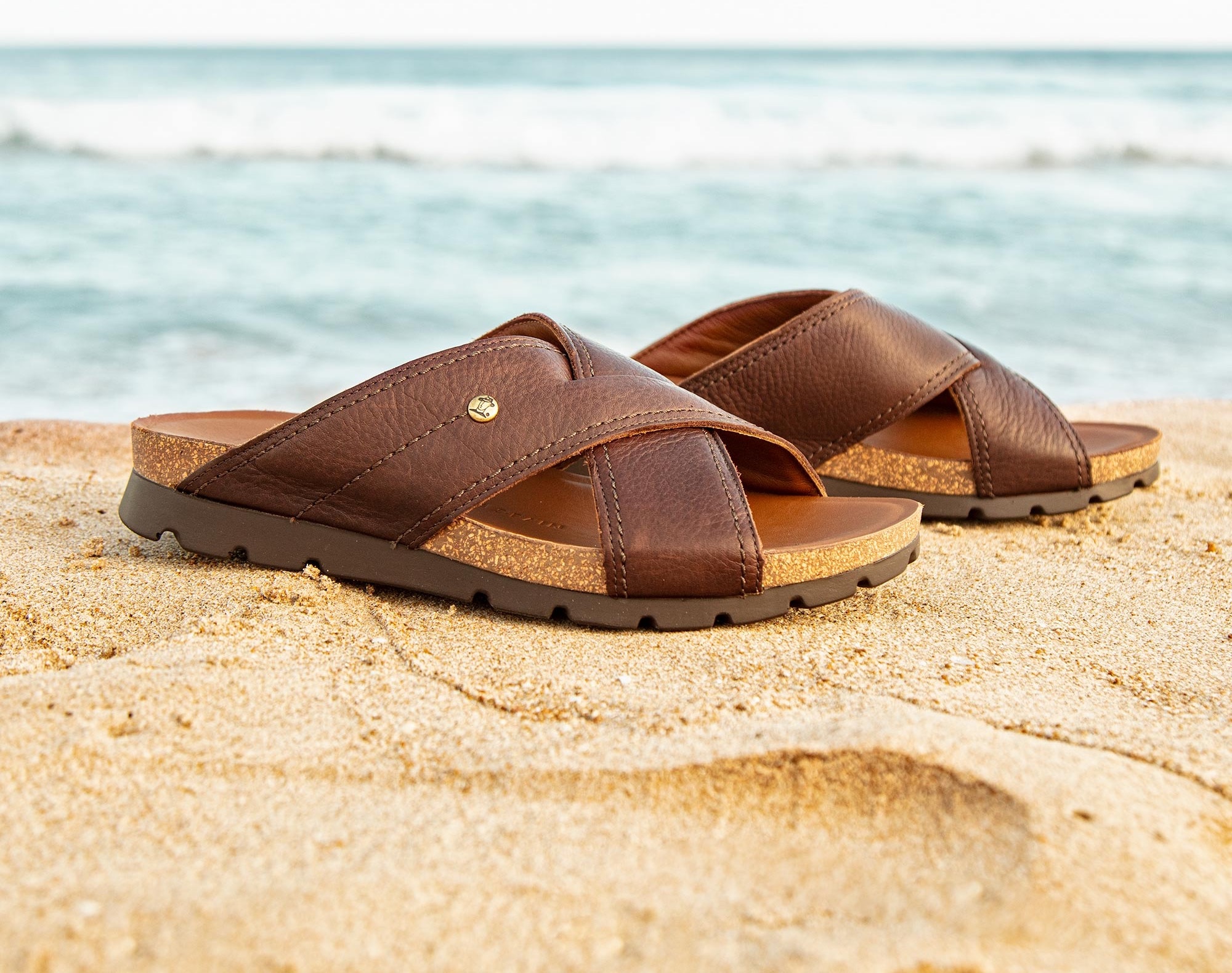Panama Jack Pantolette »Salman«, Sommerschuh, Hausschuh, Strandschuh mit Softfußbett