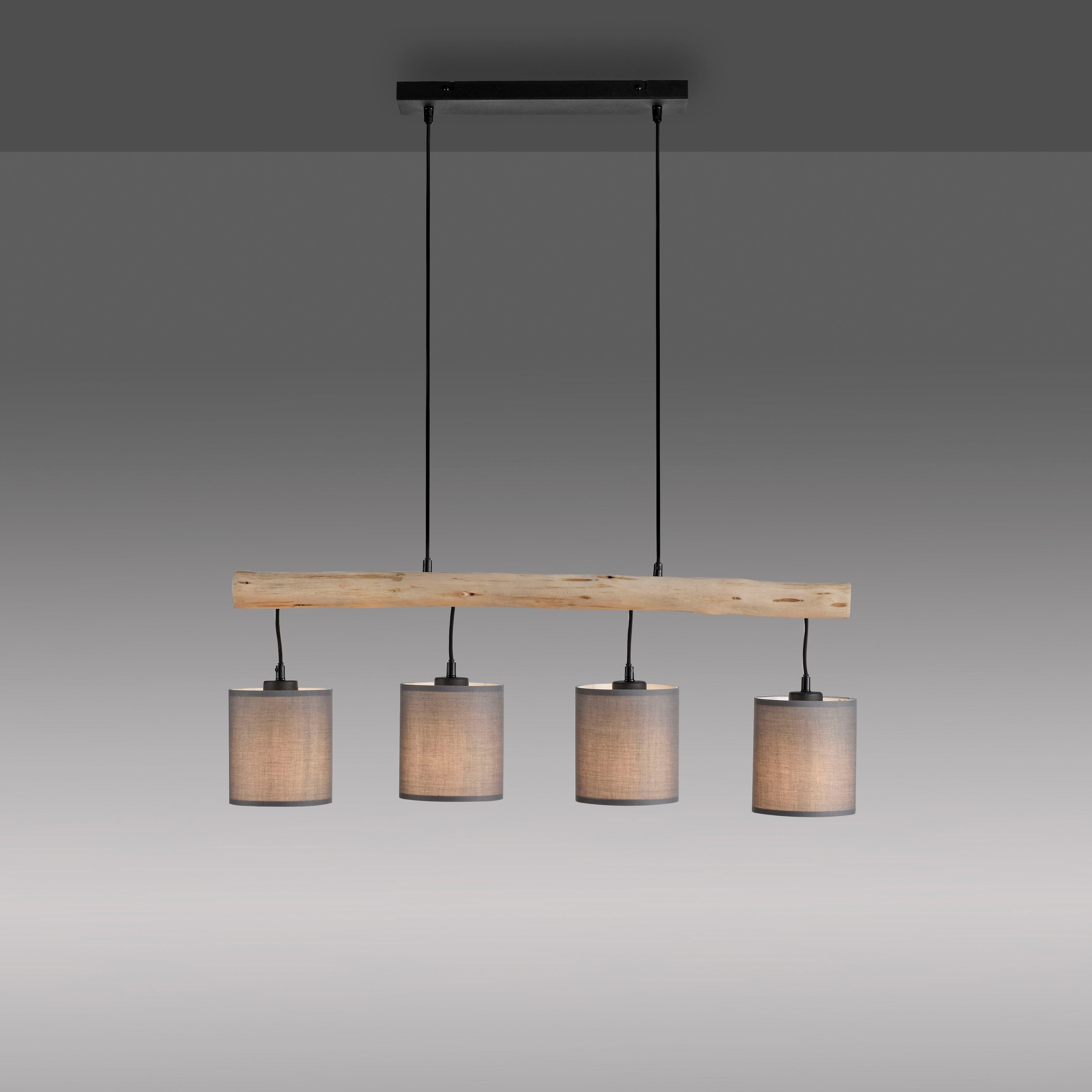 JUST LIGHT Pendelleuchte »GREEN TRIB«, 4 flammig, Leuchtmittel E27 | ohne Leuchtmittel