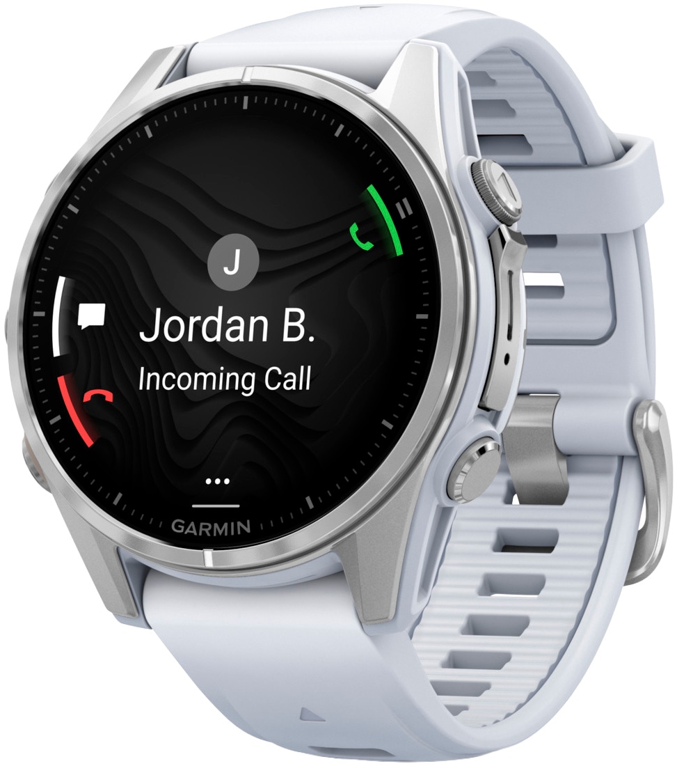 Garmin Fenix - 43 Mm Amoled Steinweiss/ Größe 8 Silber - Image 3