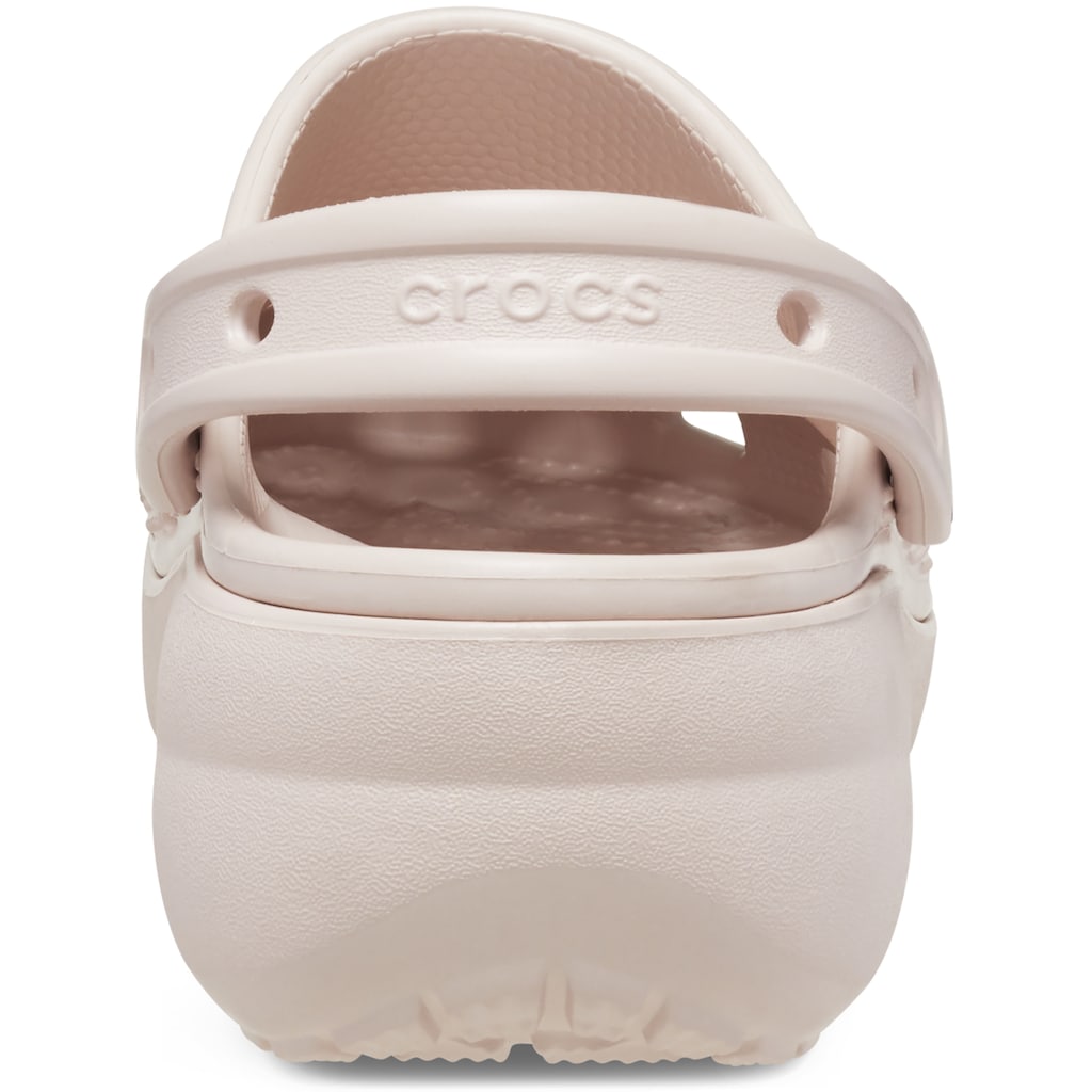 Crocs Clog »Classic Platform Clog W«, Plateau, Sommerschuh, Schlappen, Hausschuh, trendige Plateausohle