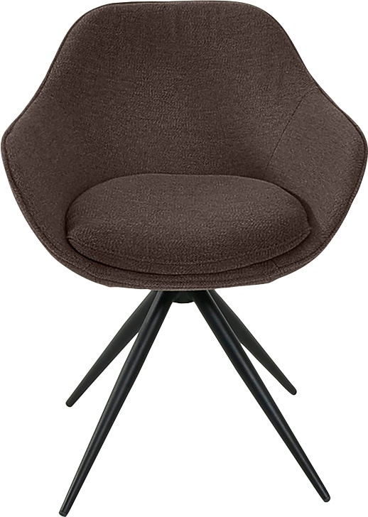 K+W Komfort & Wohnen Drehstuhl "ZOOM" () 4-Fuß Drehstuhl mit Gestell aus Me günstig online kaufen