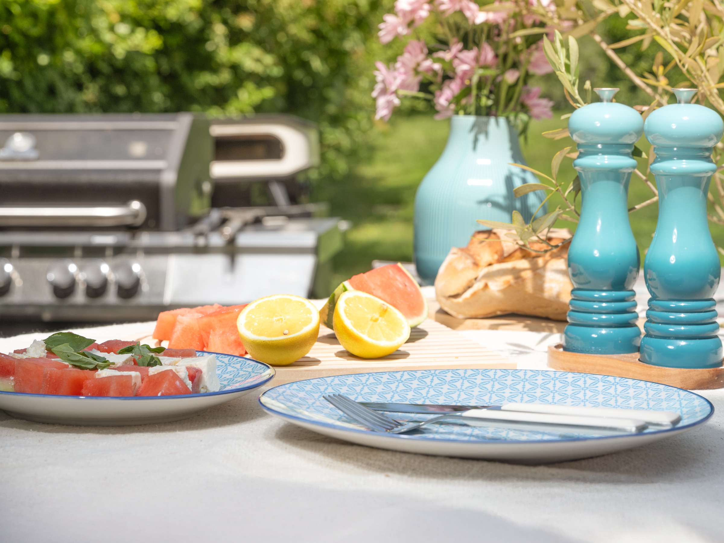 CreaTable Teller-Set »Mediterran, Teller Set 12-tlg.« Mediterraner Flair, Traditionell keramische Motive