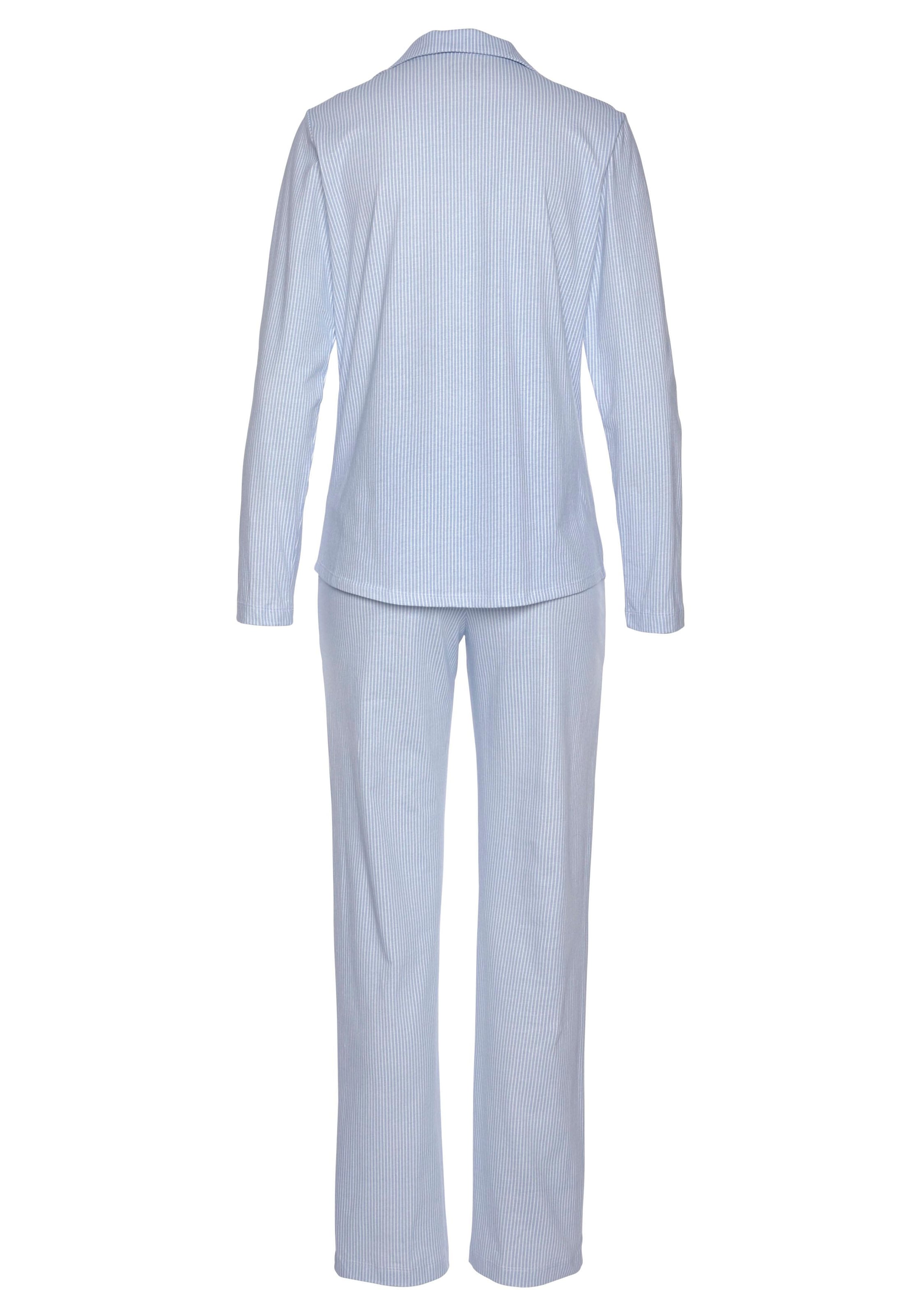 Vivance Dreams Pyjama, (2 tlg.), mit feinem Muster