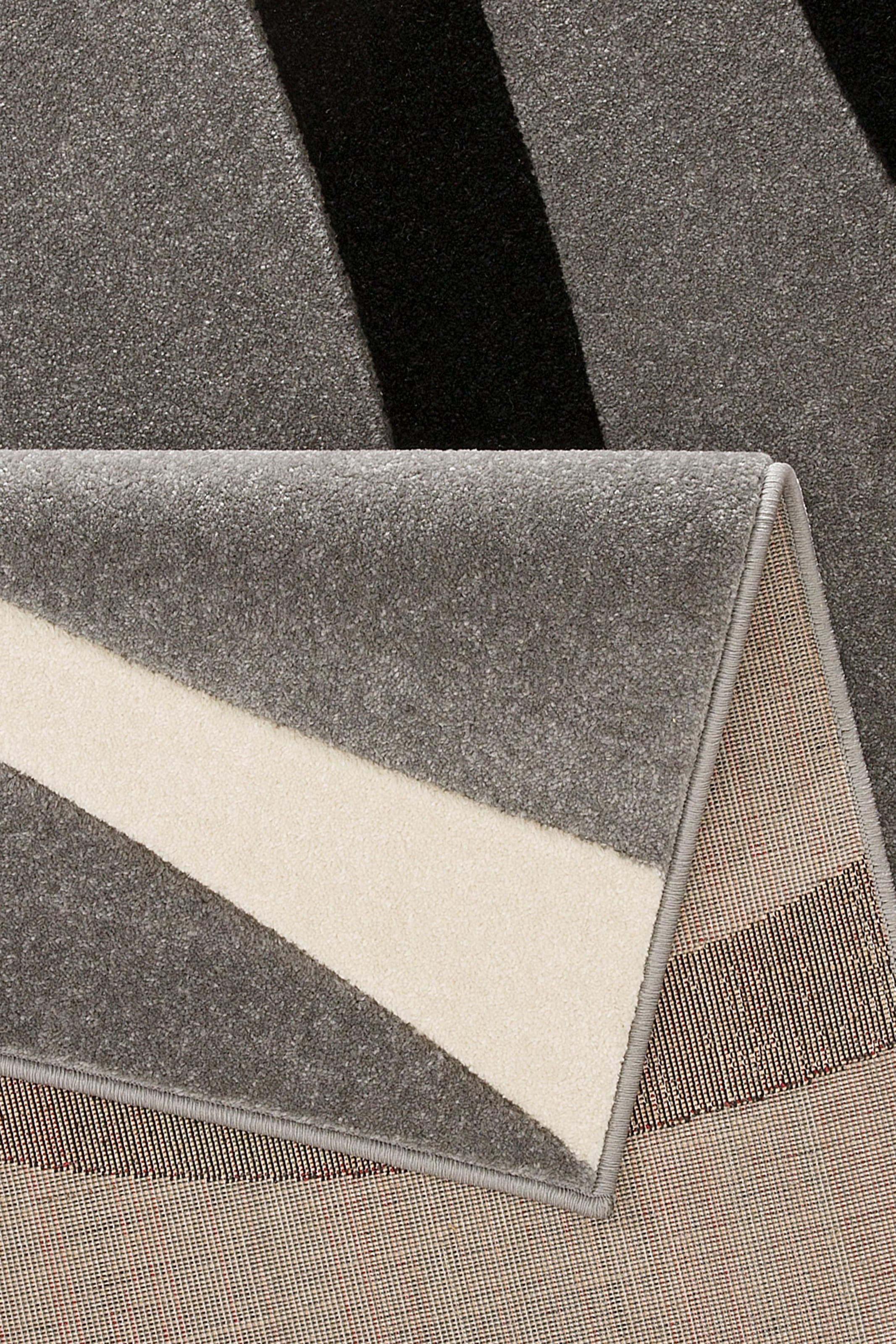 | Kurzflor, mit home handgearbeitetem Teppich elegant, 3D-Design BAUR »Bill«, rechteckig, Konturenschnitt, my