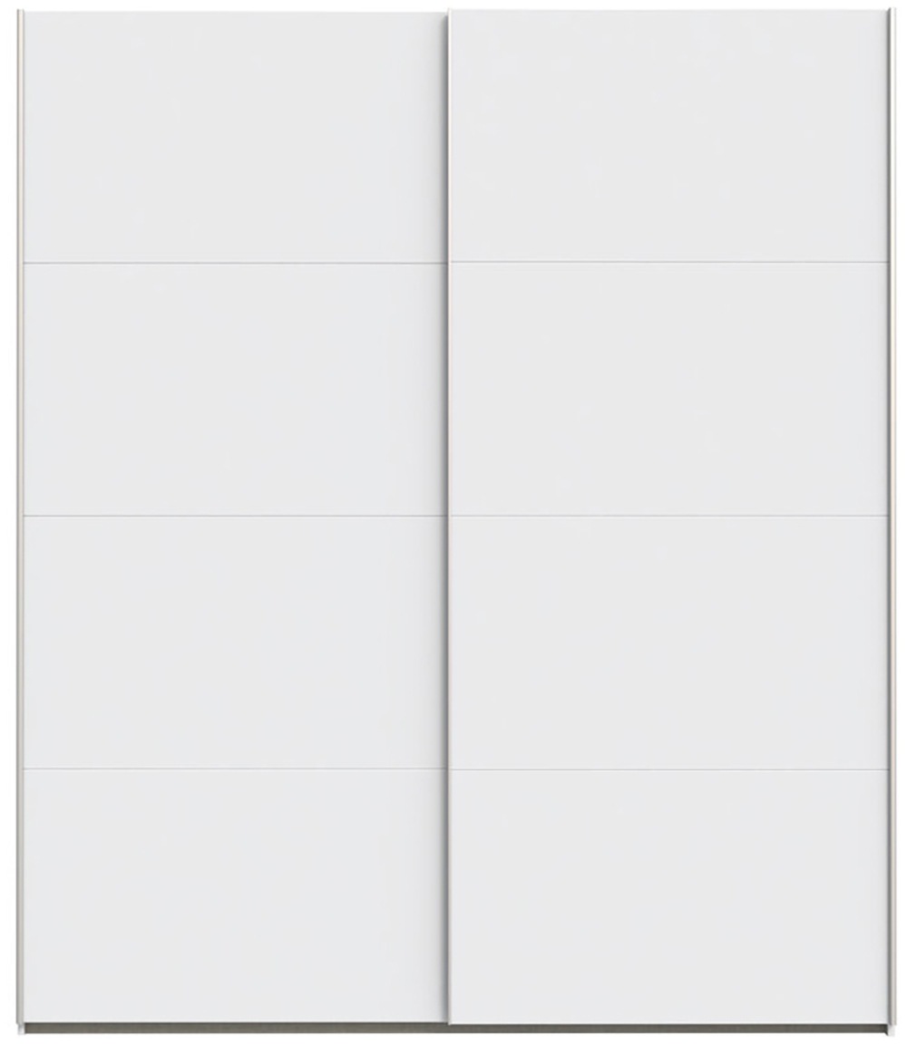 Thumbnail - FORTE Schwebetürenschrank "Fittio, Made in Europe, 2 Schiebetüren, modernes Design" Höhe 2,35 mtr, stehende Montage