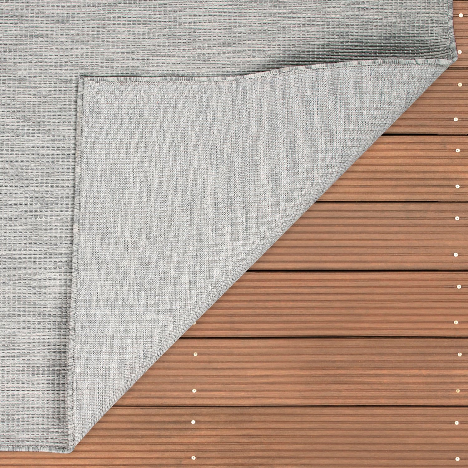 Paco Home Teppich »Sonset«, rechteckig, 4 mm Höhe, Flachgewebe, meliert, In- und Outdoor geeignet, Wohnzimmer
