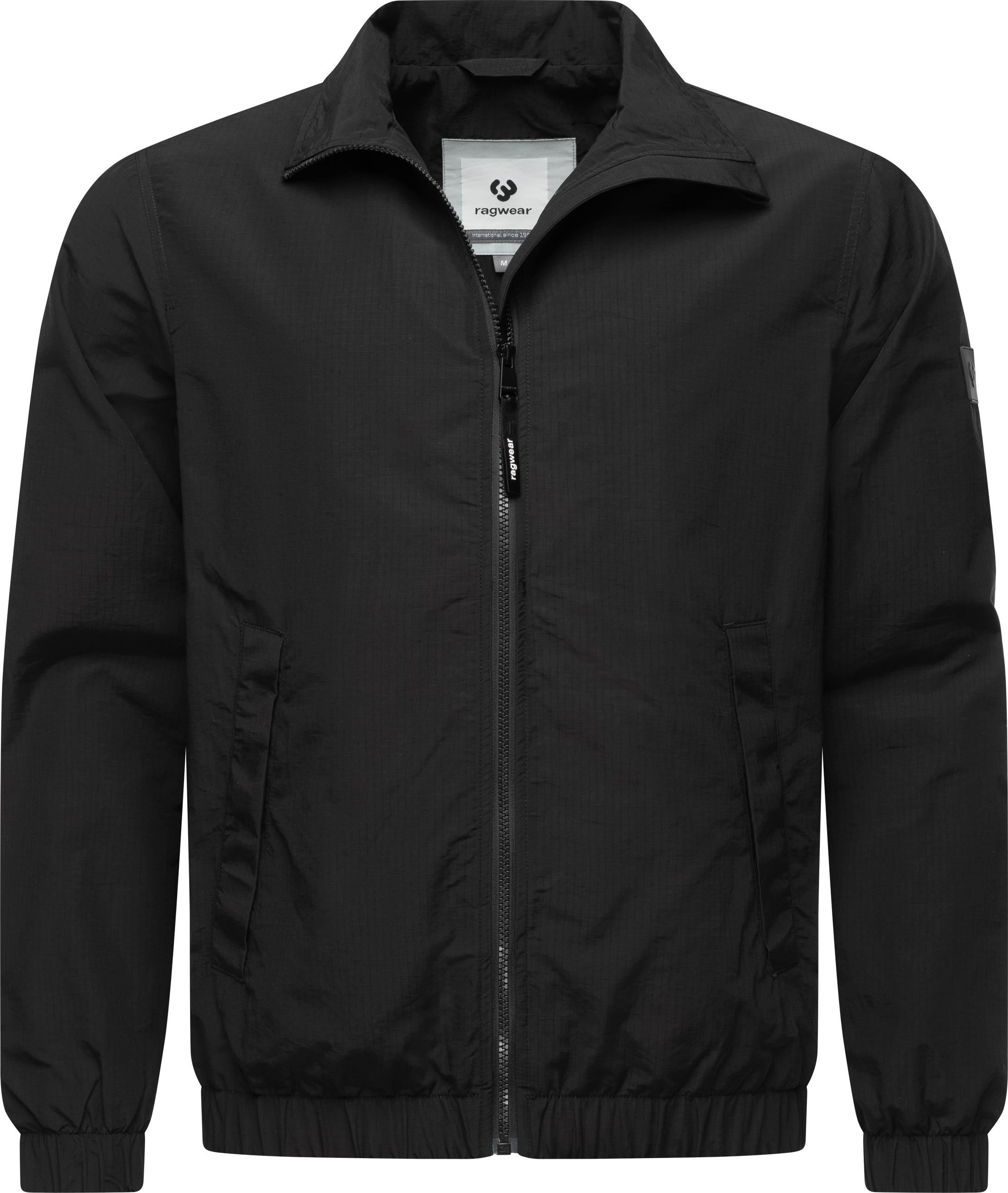 Ragwear Outdoorjacke "Holdeon" ohne Kapuze Stylische Herren Übergangsjacke aus Ripstop-Material