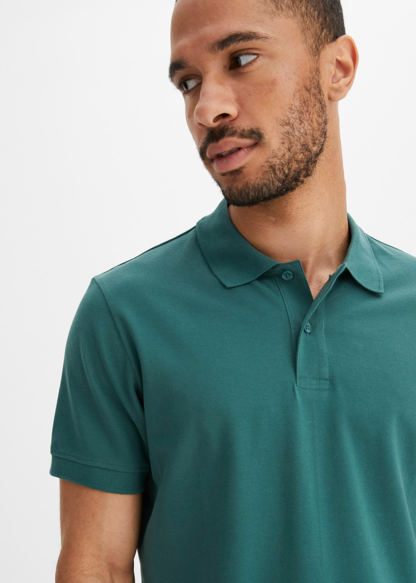 Thumbnail - bonprix Poloshirt "Piqué-Poloshirt aus reiner Baumwolle" 1 Regular Fit, Kurzarm, aus hautfreundlicher Baumwolle