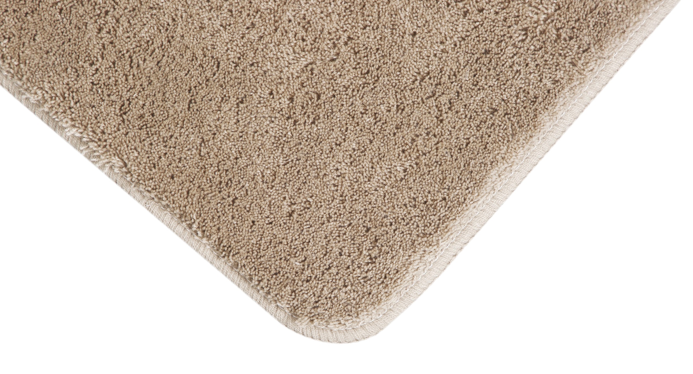 my home Badematte »Merida Kurzflor, Badteppich, Badvorleger, Badezimmer Teppich«, rutschhemmend beschichtet, fußbodenheizungsgeeignet-schnell trocknend-strapazierfähig, Badematten, Uni Farben, als halbrund und rechteckig erhältlich