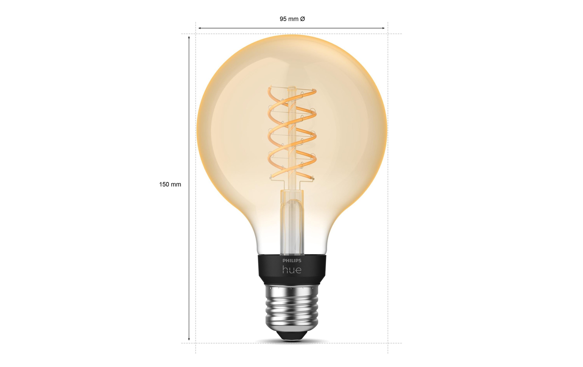 Philips Hue LED-Leuchtmittel »White E27« E27 Warmweiß