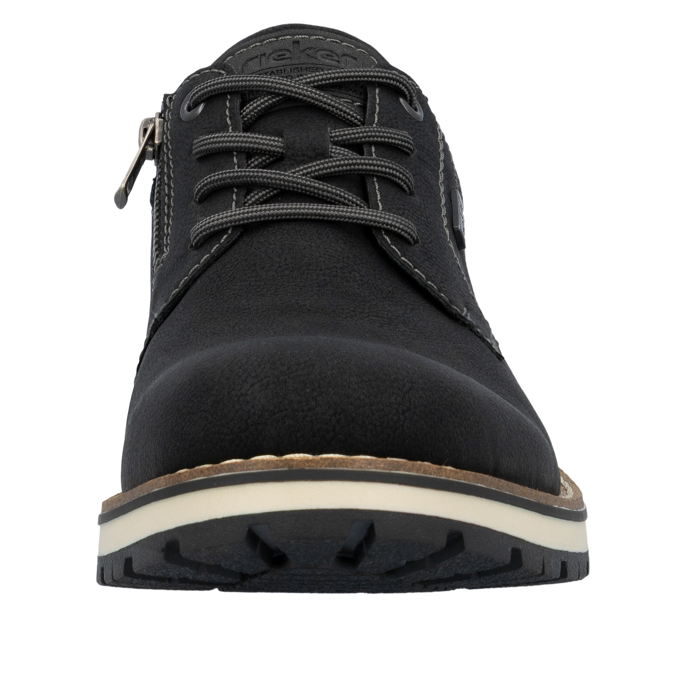 Rieker Schnürschuh, Business Schnürer, Halbschuh, Casual Sneaker mit Innenreißverschluss