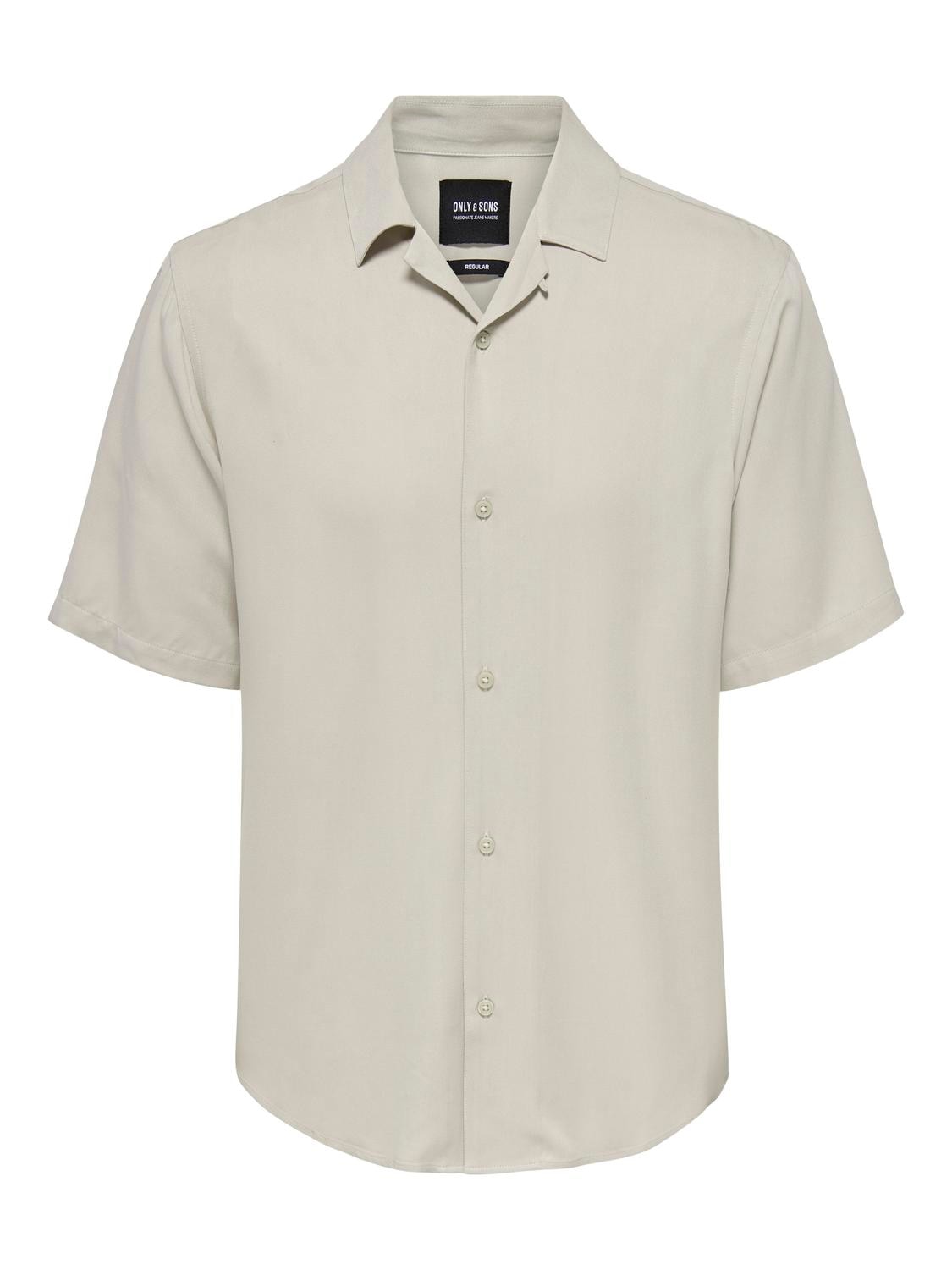 ONLY & SONS Kurzarmhemd »ONSDASH LIFE REG VISC RES SS SHIRT«
