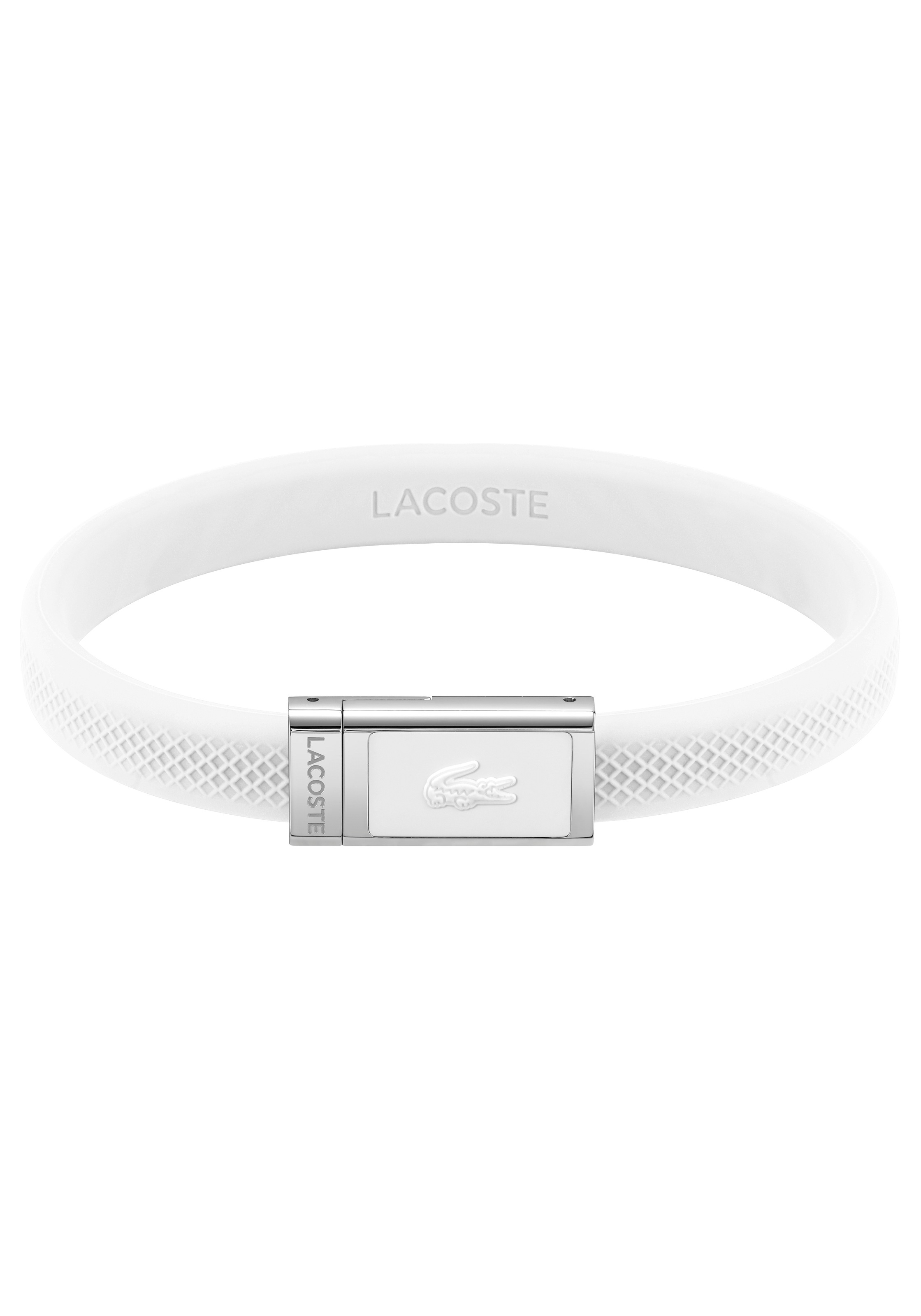 Lacoste Armband »Schmuck Edelstahl Armband Fantasiekette WEAVE«, mit Lacoste  Krokodil - zu Hoodie, Shirt, Polo, Jeans, Jacke, Sneaker! ▷ kaufen | BAUR