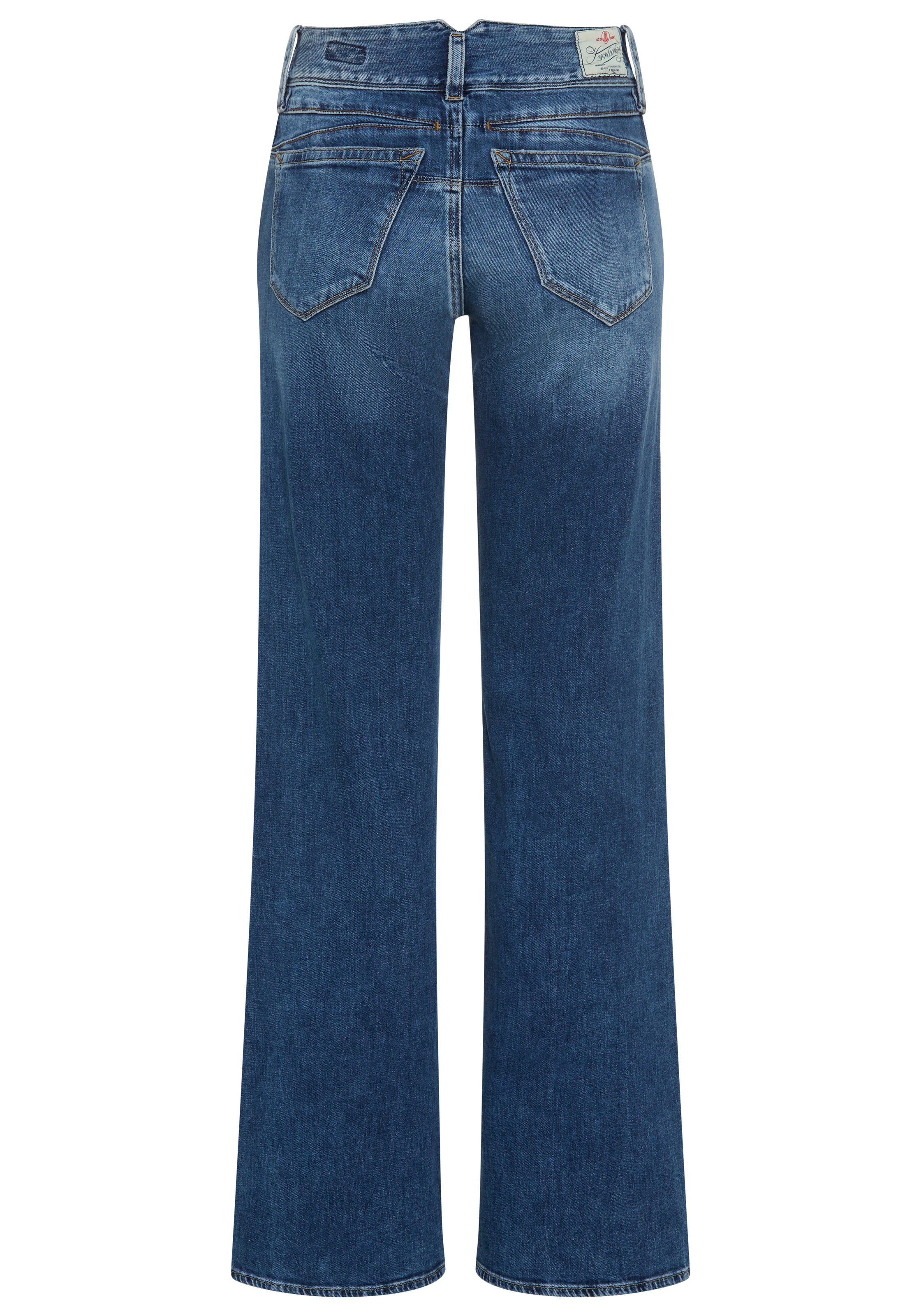 Herrlicher Straight-Jeans »Prime New Denim Stretch« mit Spitzbund hinten