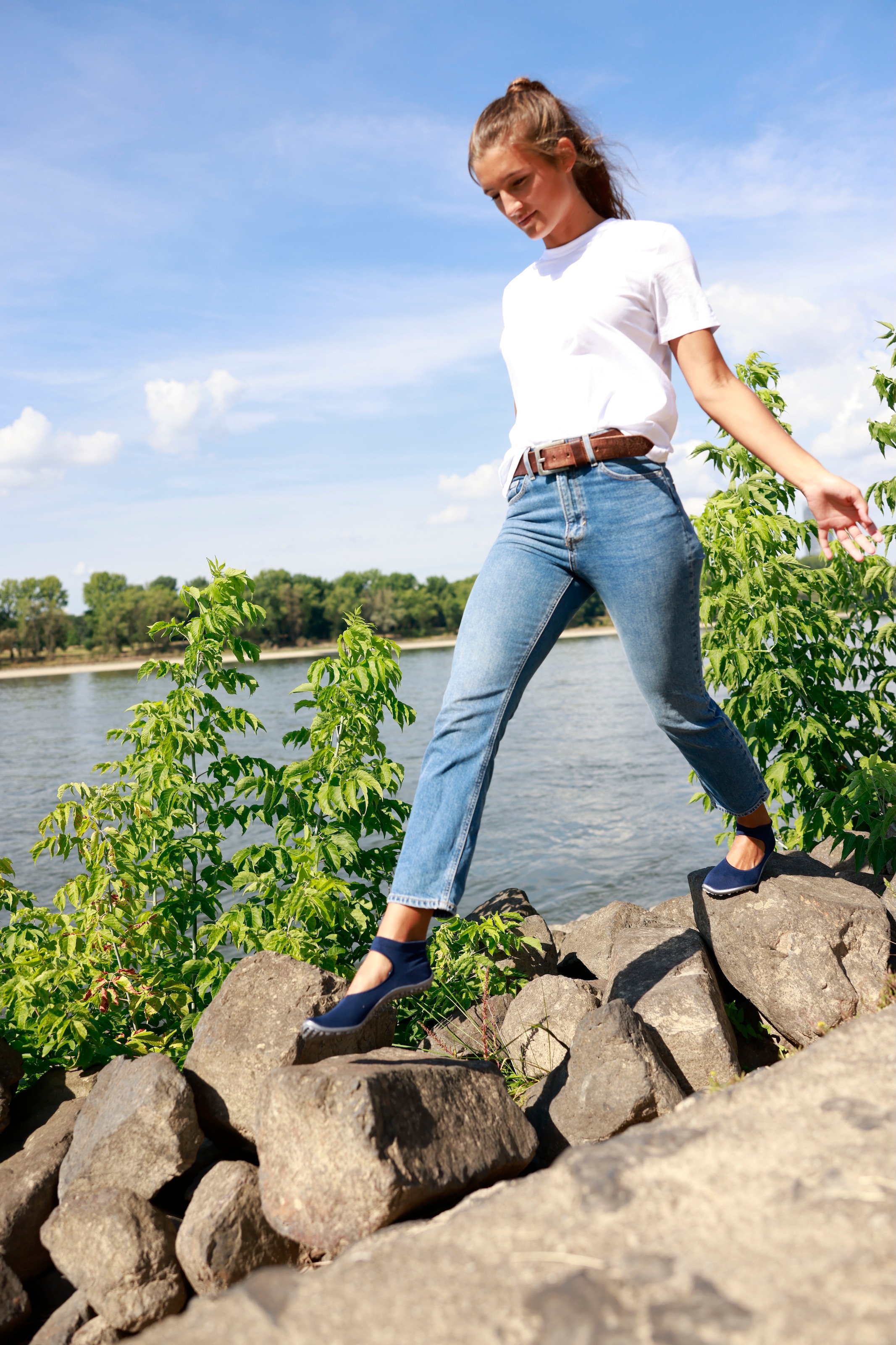 Leguano Barfußschuh »BALLERINA«, Ballerina, Slipper, Bequemschuh Flexibilität vom Zeh bis zur Ferse