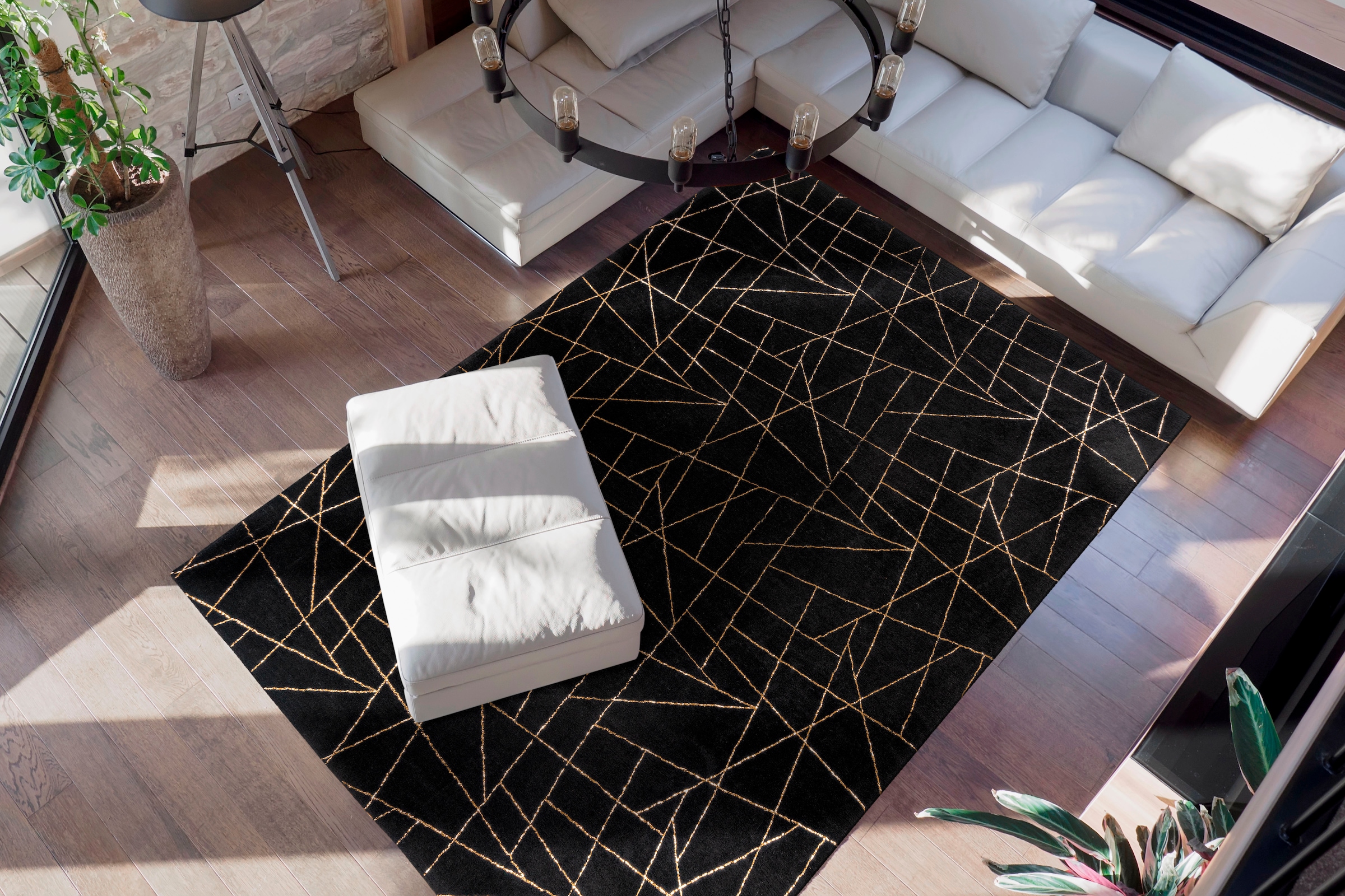 me gusta Teppich »Bijou 125«, rechteckig, 20 mm Höhe, Glanz Effekt, weicher Flor, Wohnzimmer, Schlafzimmer