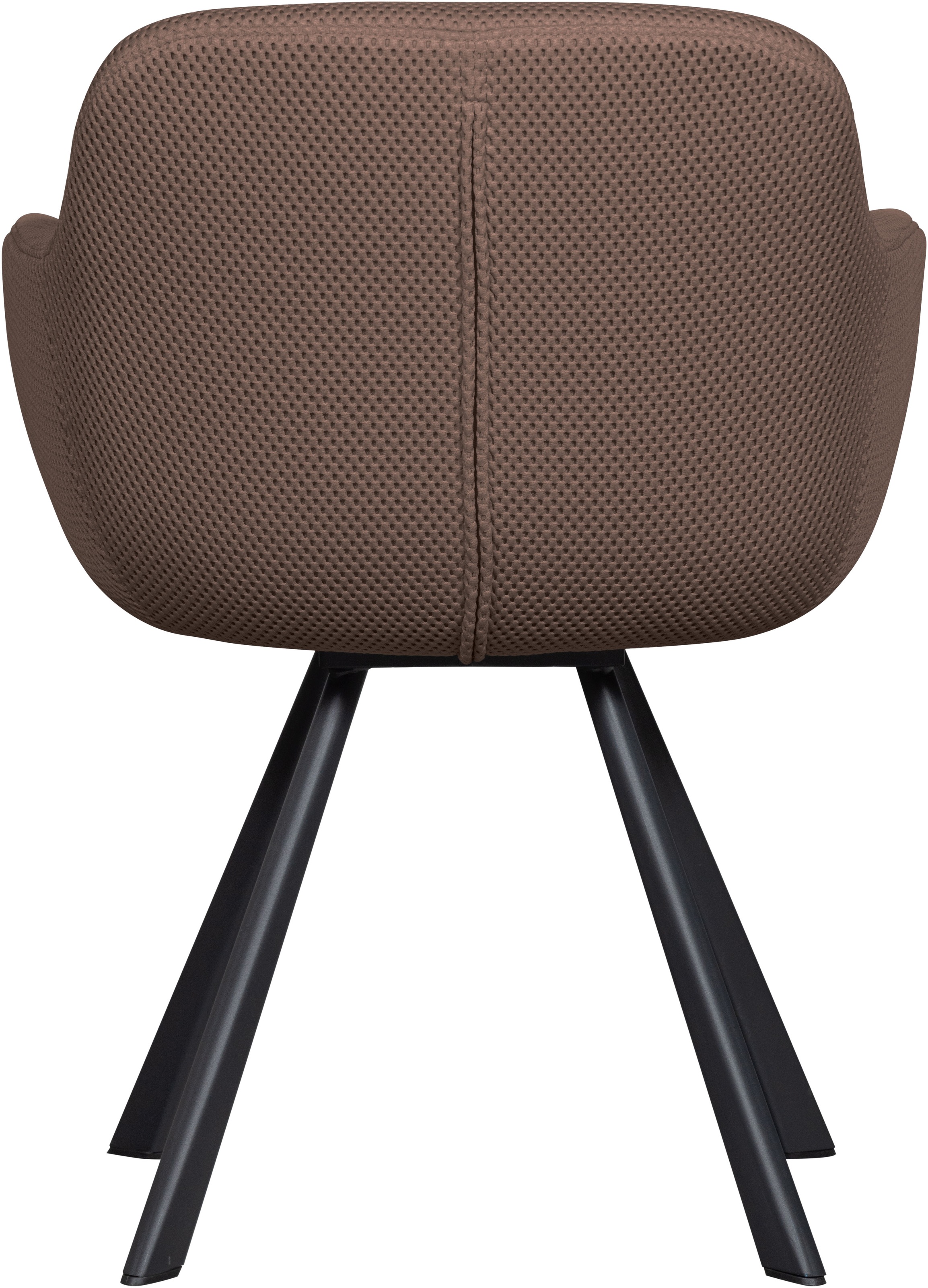 WOOOD Esszimmerstuhl »Juno«, Gestell aus Metall, gepolstert mit weichem Mesh-Stoff, H 79 cm