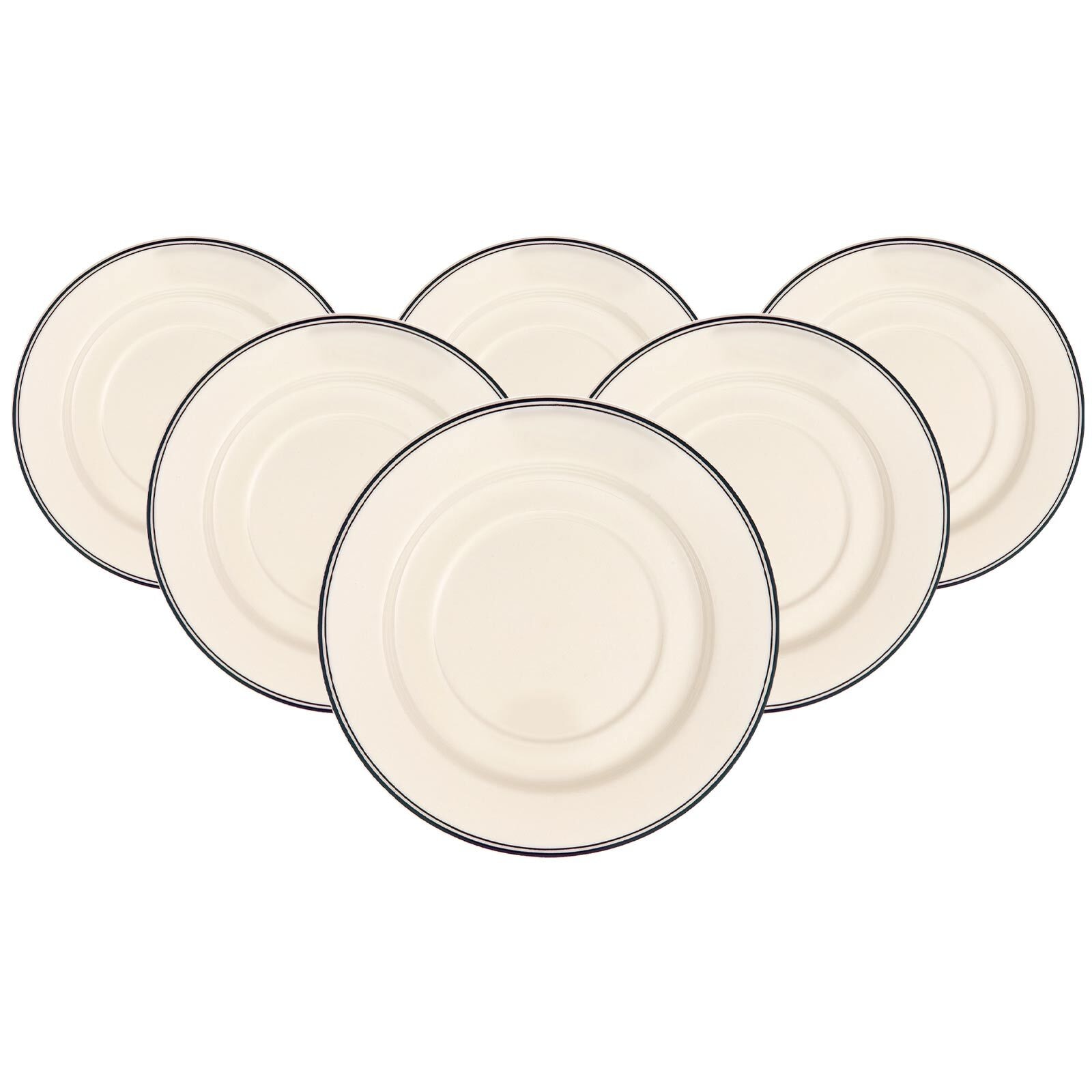Villeroy & Boch Untertasse "Suppen-Untertassen Design Naif ø 18,7 cm 6er Set bunt"