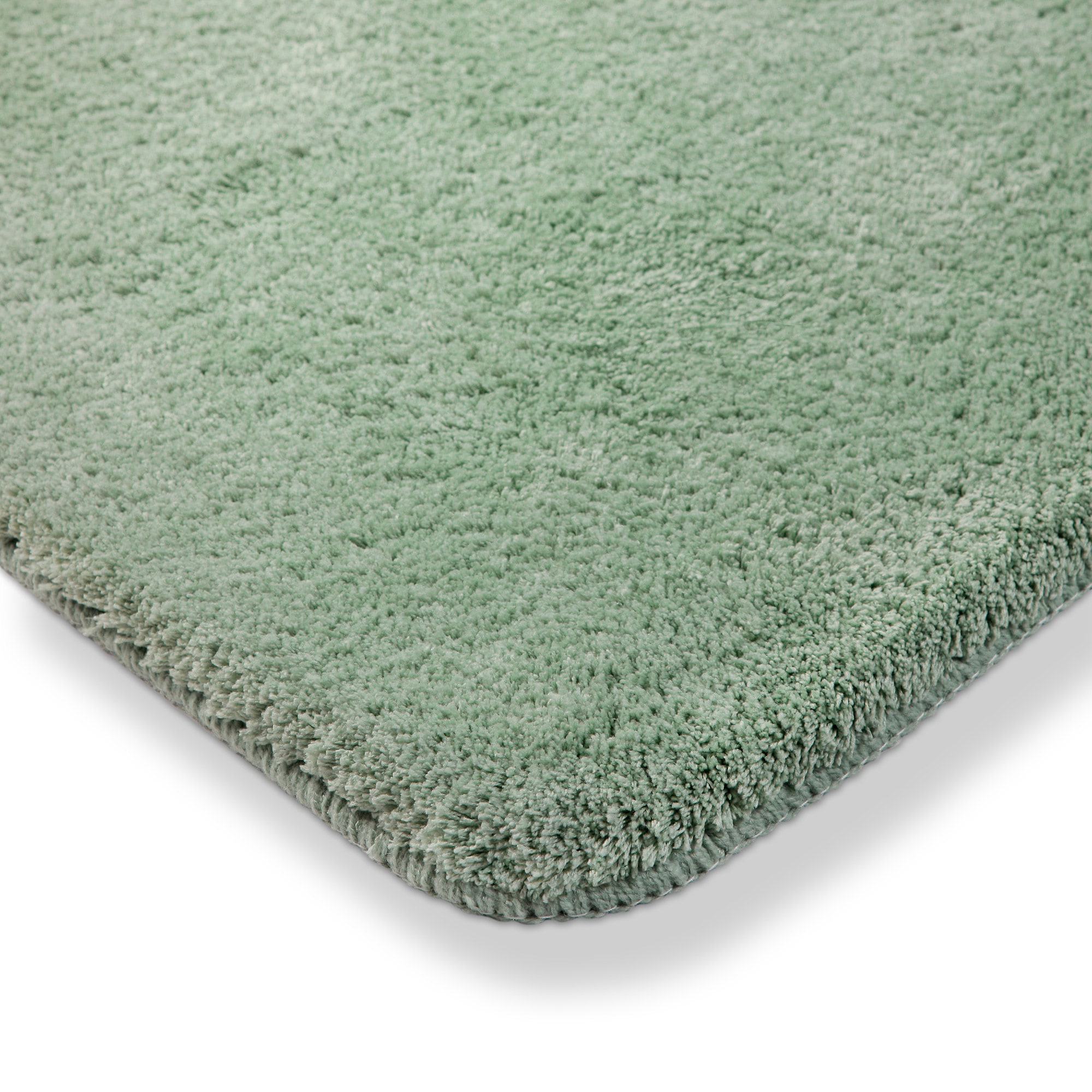 my home Badematte »Neele«, rutschhemmend beschichtet, schnell trocknend, Badteppich, getuftet, modern, Uni, antirutsch, flauschig, hochflor