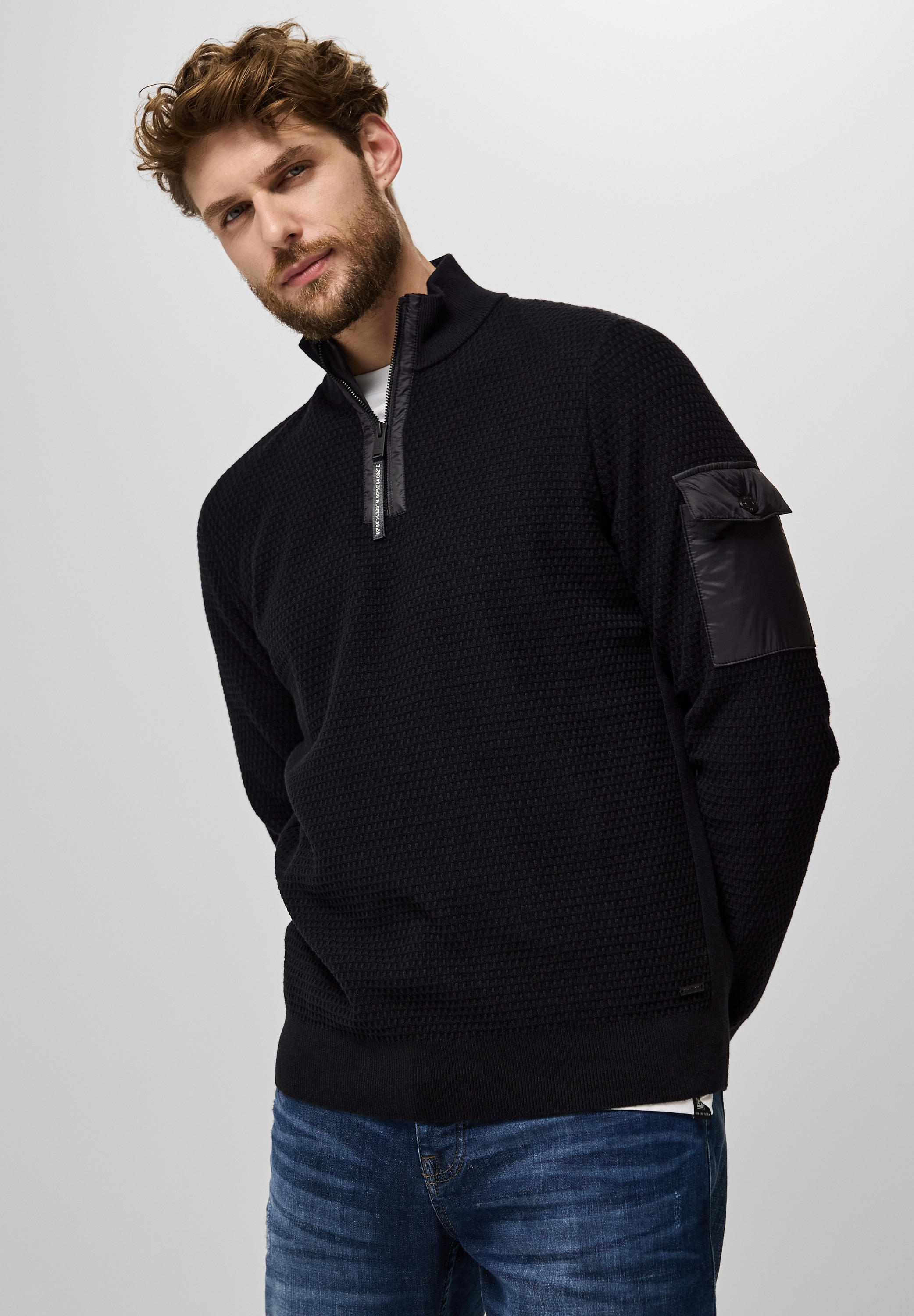 STREET ONE MEN Rollkragenpullover günstig online kaufen