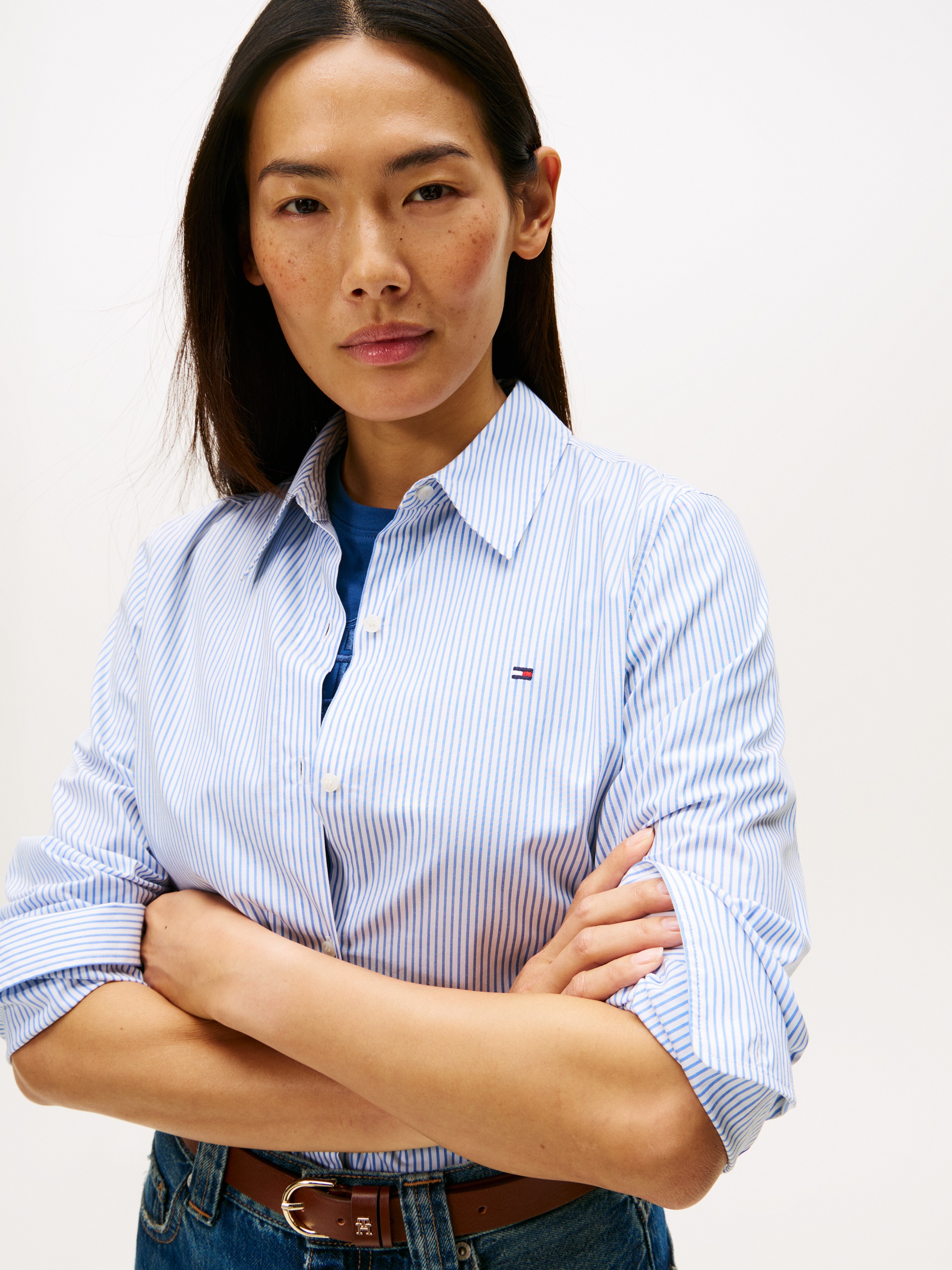 Tommy Hilfiger Shirtbluse "ESS POPLIN REGULAR SHIRT" günstig online kaufen