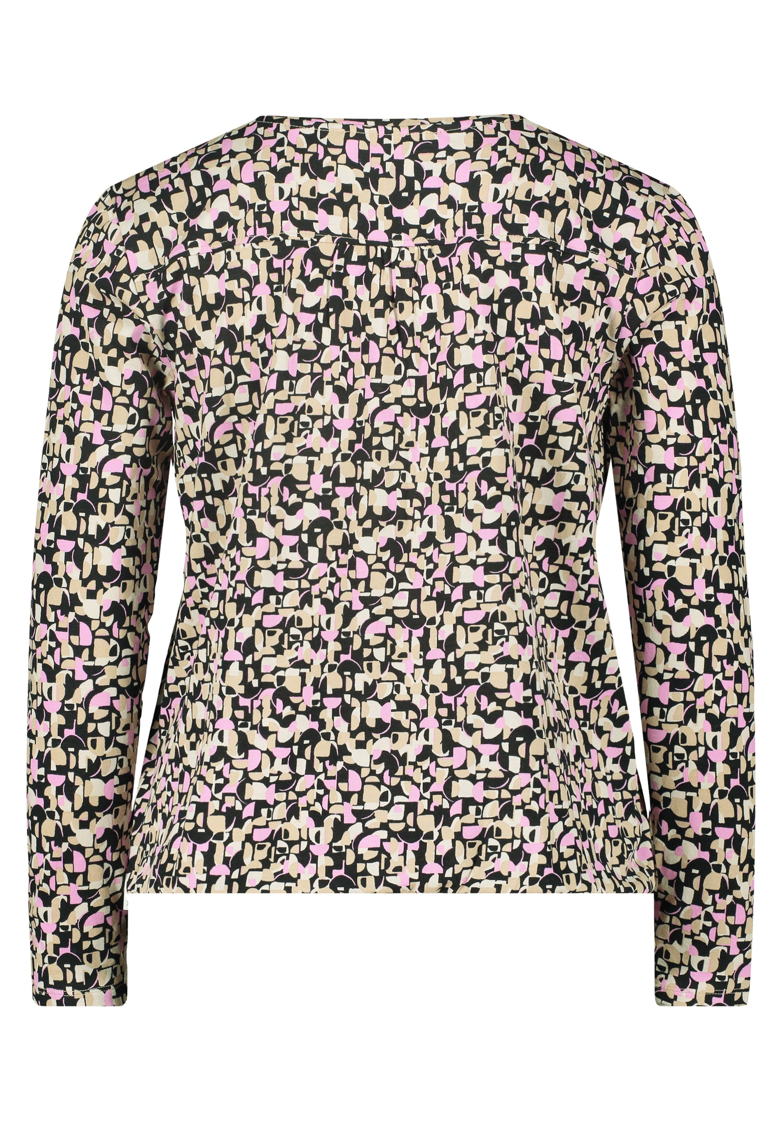 Betty&Co Kurzarmshirt »Betty & Co Damen Casual-Shirt mit Gummizug«, (1 tlg.), Druck