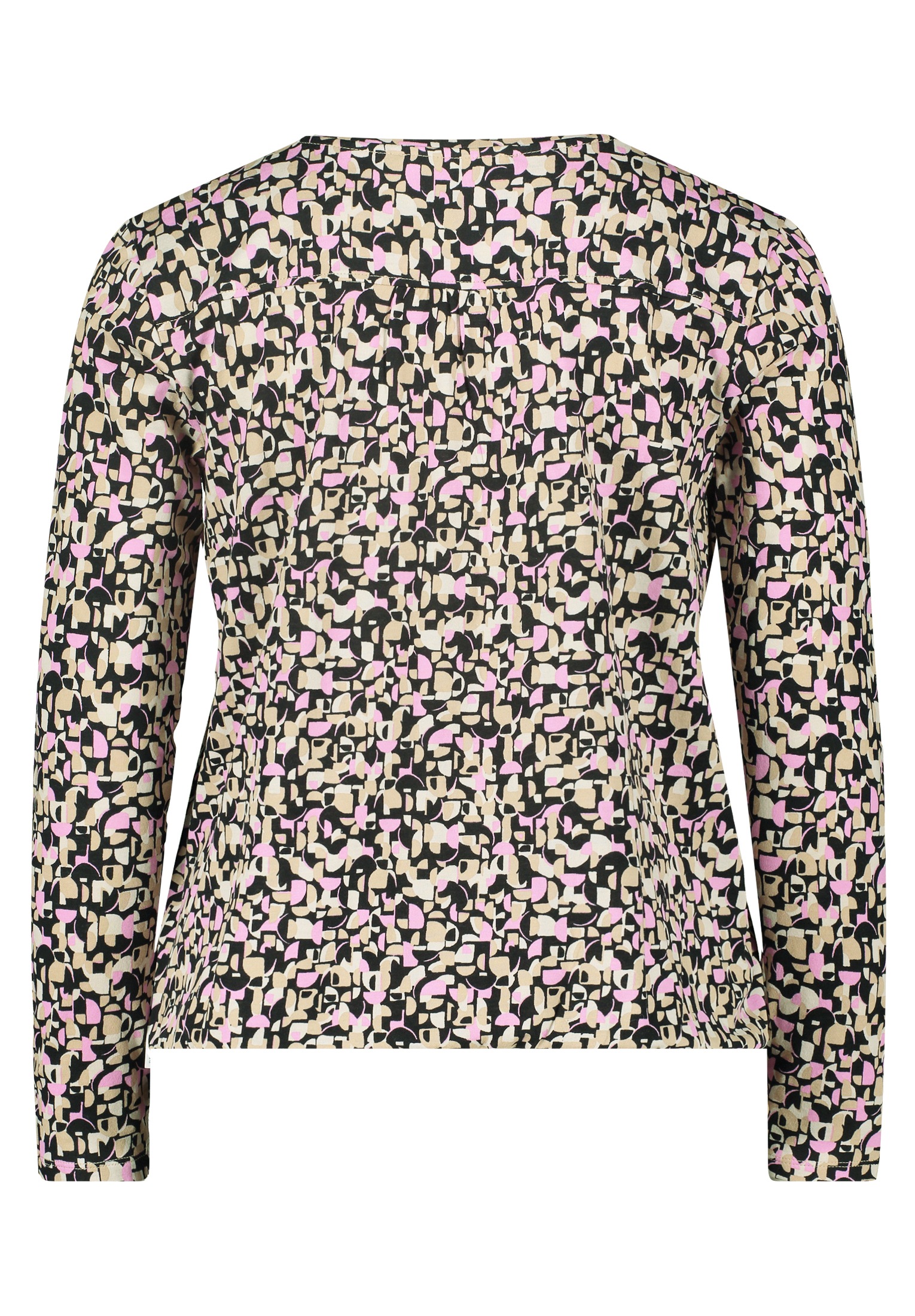 Thumbnail - Betty&Co Kurzarmshirt "Betty & Co Casual-Shirt mit Gummizug", (1 tlg.), Druck