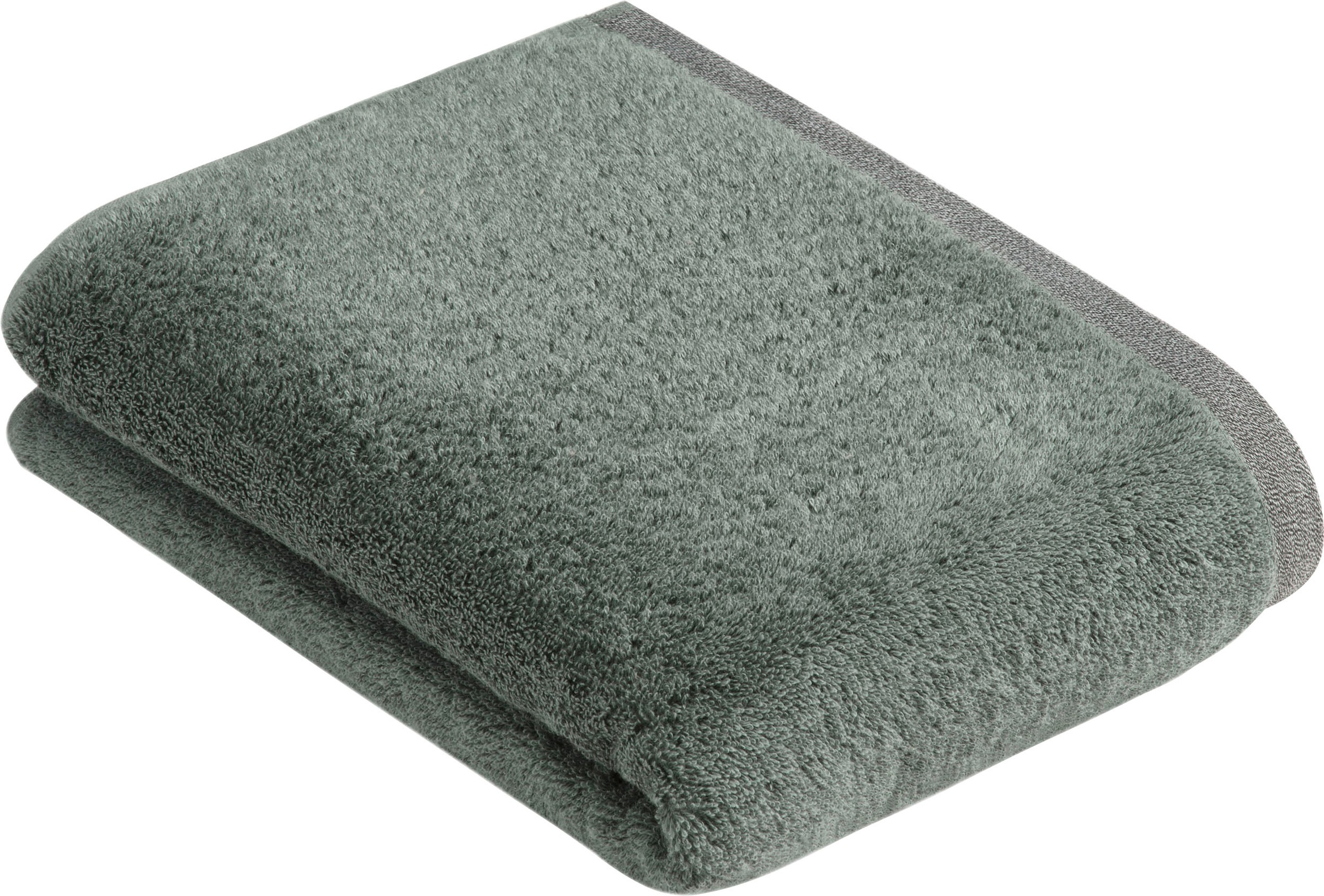 bugatti Badetuch "Prato" Uni Farben, mit melierter Optik im Saum günstig online kaufen