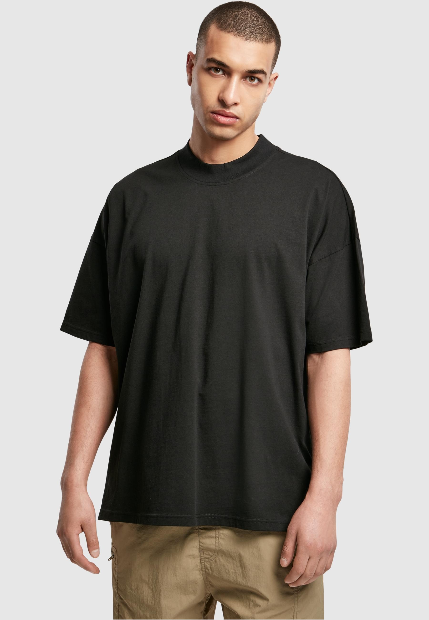 URBAN CLASSICS T-Shirt »Urban Classics Herren Oversized Mock Neck Tee«, (1 tlg.)