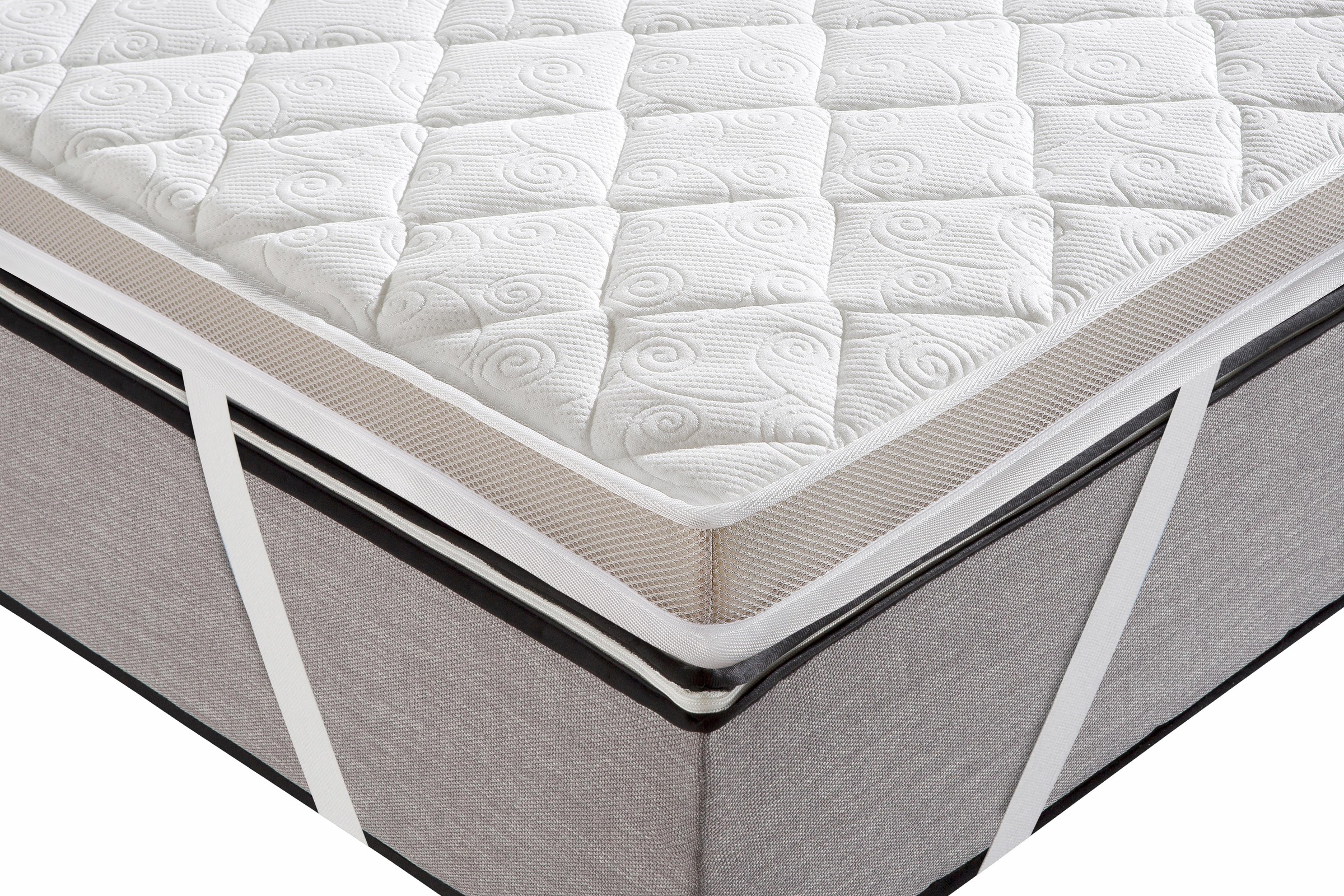 Thumbnail - Hanse by RIBECO Topper "Ole" Matratzentopper 90x200 cm & 140x200 cm und weitere Größen