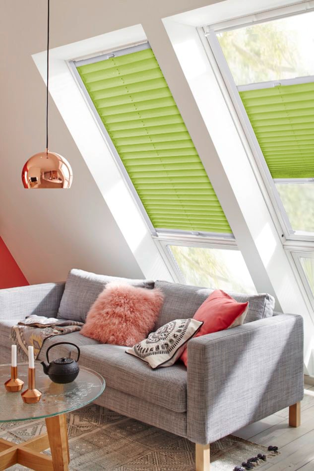 sunlines Dachfensterplissee »StartUp Style Führungsschienen mit BAUR kaufen Lichtschutz, verspannt, | Crepe«