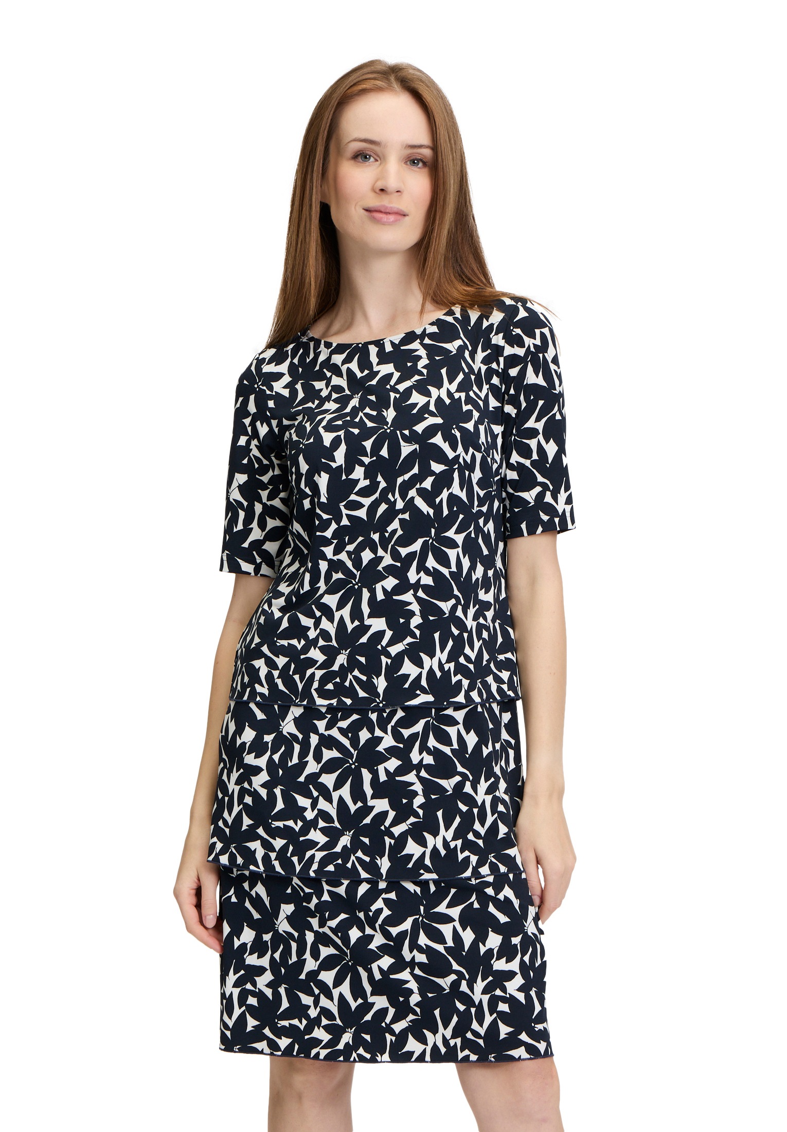 Betty Barclay Sommerkleid "Betty Barclay Damen Stufenkleid kurzarm", Druck günstig online kaufen