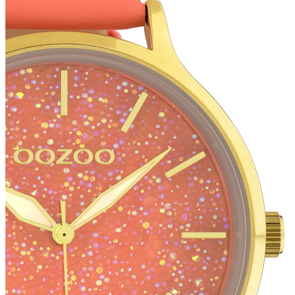 Damenmode Uhren OOZOO Quarzuhr »C10660« hummer