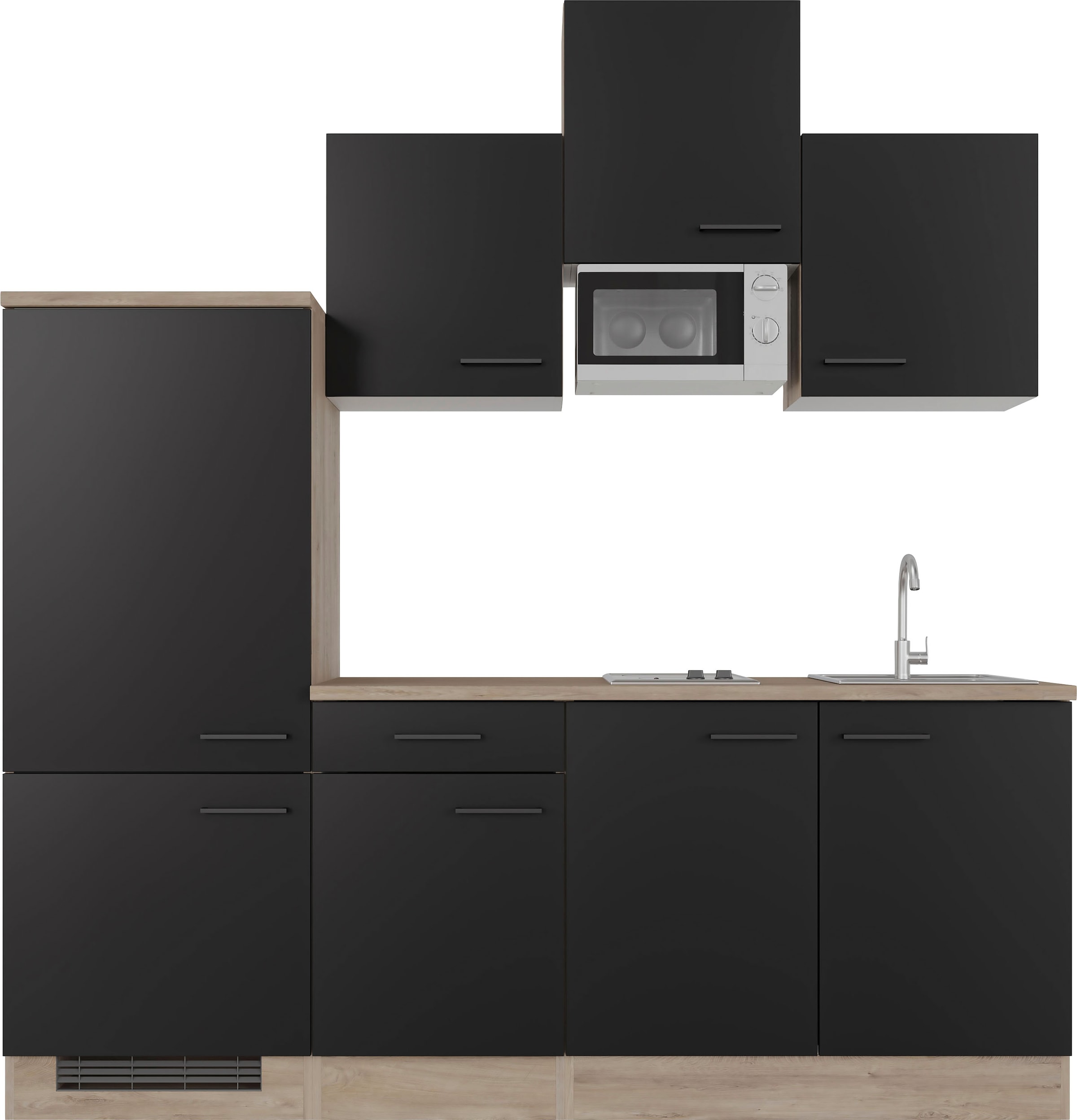 Flex-Well Küche »Capri«, mit E-Geräten, Gesamtbreite 210 cm, in weiten  Farben erhältlich | BAUR