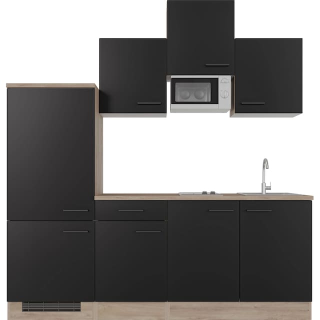 Flex-Well Küche »Capri«, mit E-Geräten, Gesamtbreite 210 cm, in weiten  Farben erhältlich | BAUR