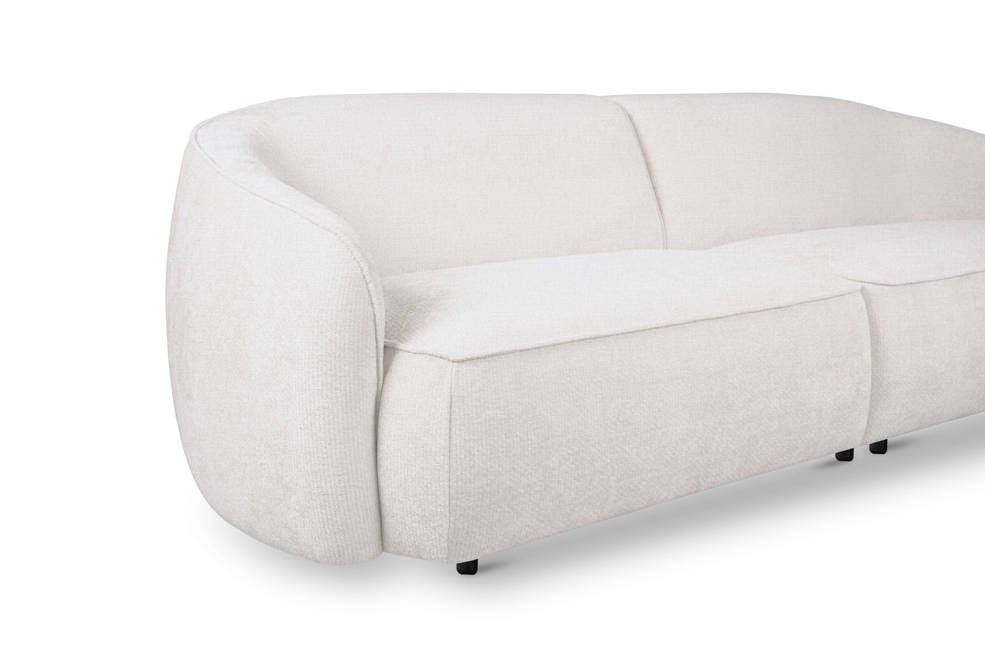 INOSIGN 3-Sitzer »Cosigo«, Breite 226 cm, 2 Chenille-Stoffe zur Auswahl, mit Kaltschaum