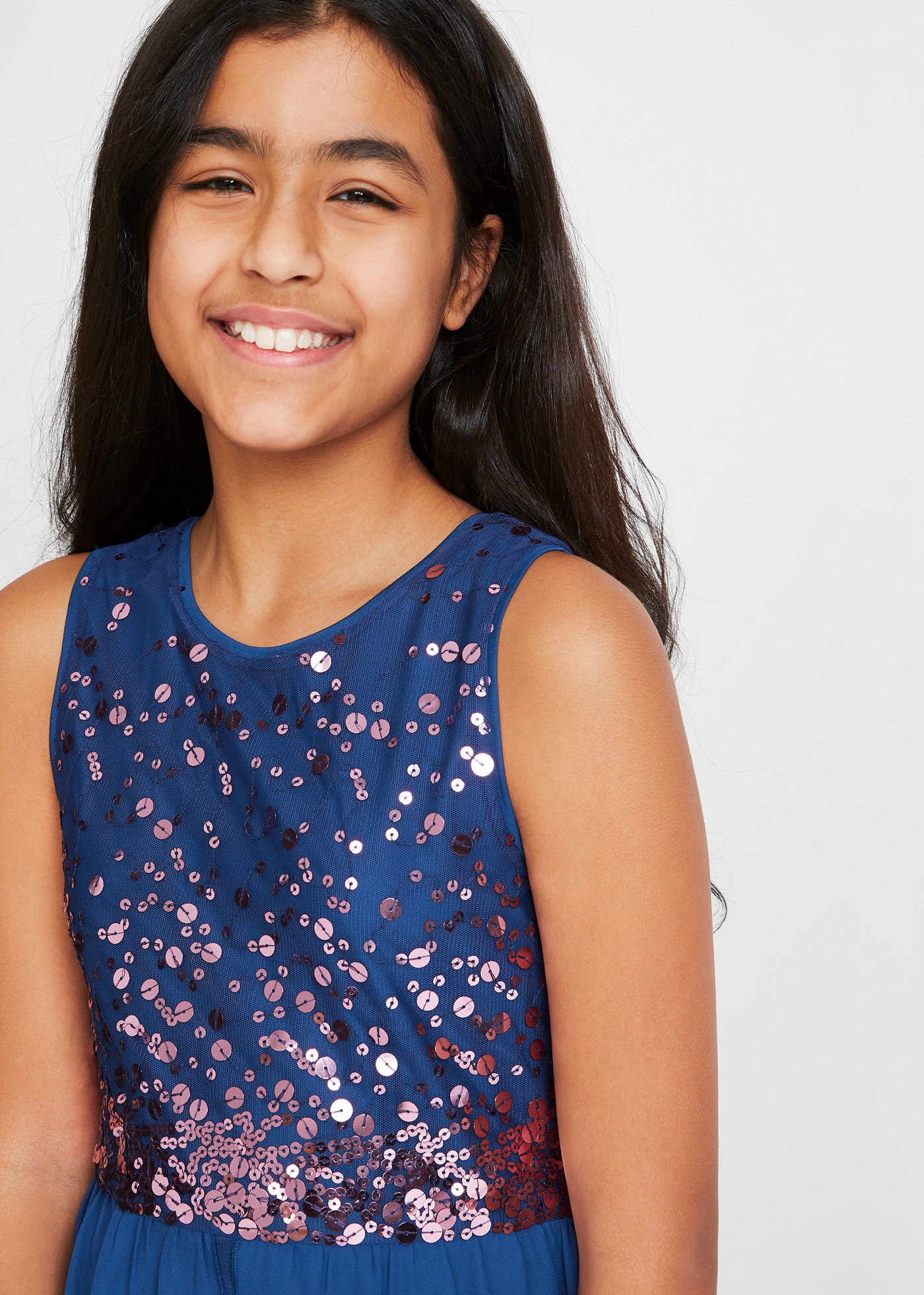 bonprix Vokuhila-Kleid mit Pailletten